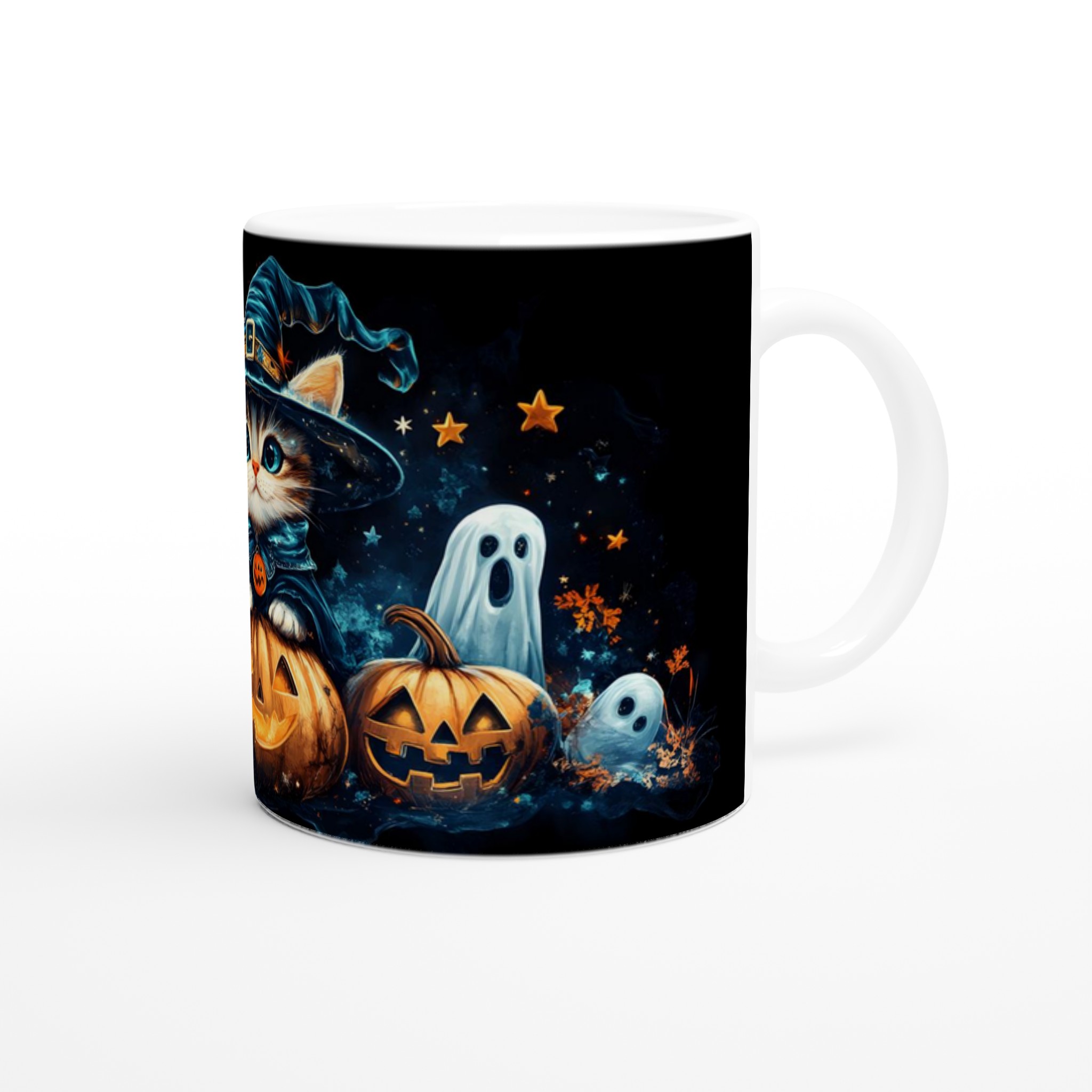 Förtrollande Halloween Mugg: Söt Häxkatt & Spöken – Perfekt för Mysiga Stunder & Skrämmande Kul! 9 5007f489-3637-46c2-a75f-f4f42bf7c222