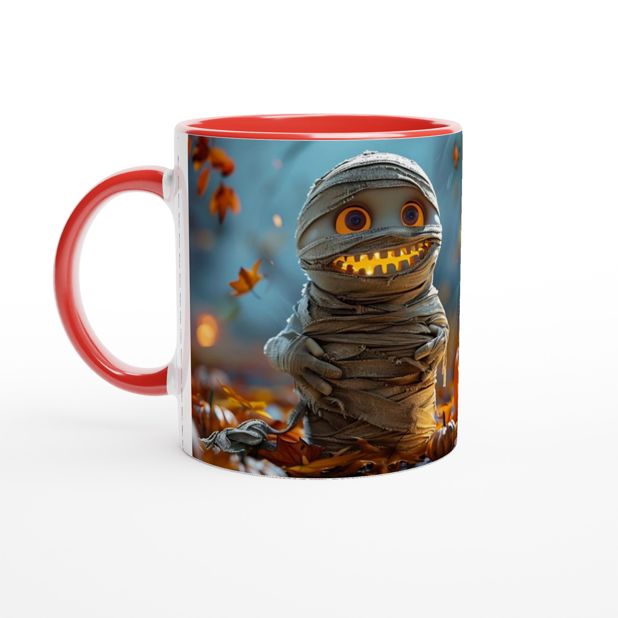 Söt Mummie & Pumpalykta 11oz Keramisk Mugg – Perfekt för Halloween & Mysiga Höstkvällar i Valfri Färg! 2 508026bf-17fb-4f76-a1fc-93ba104dfa4a