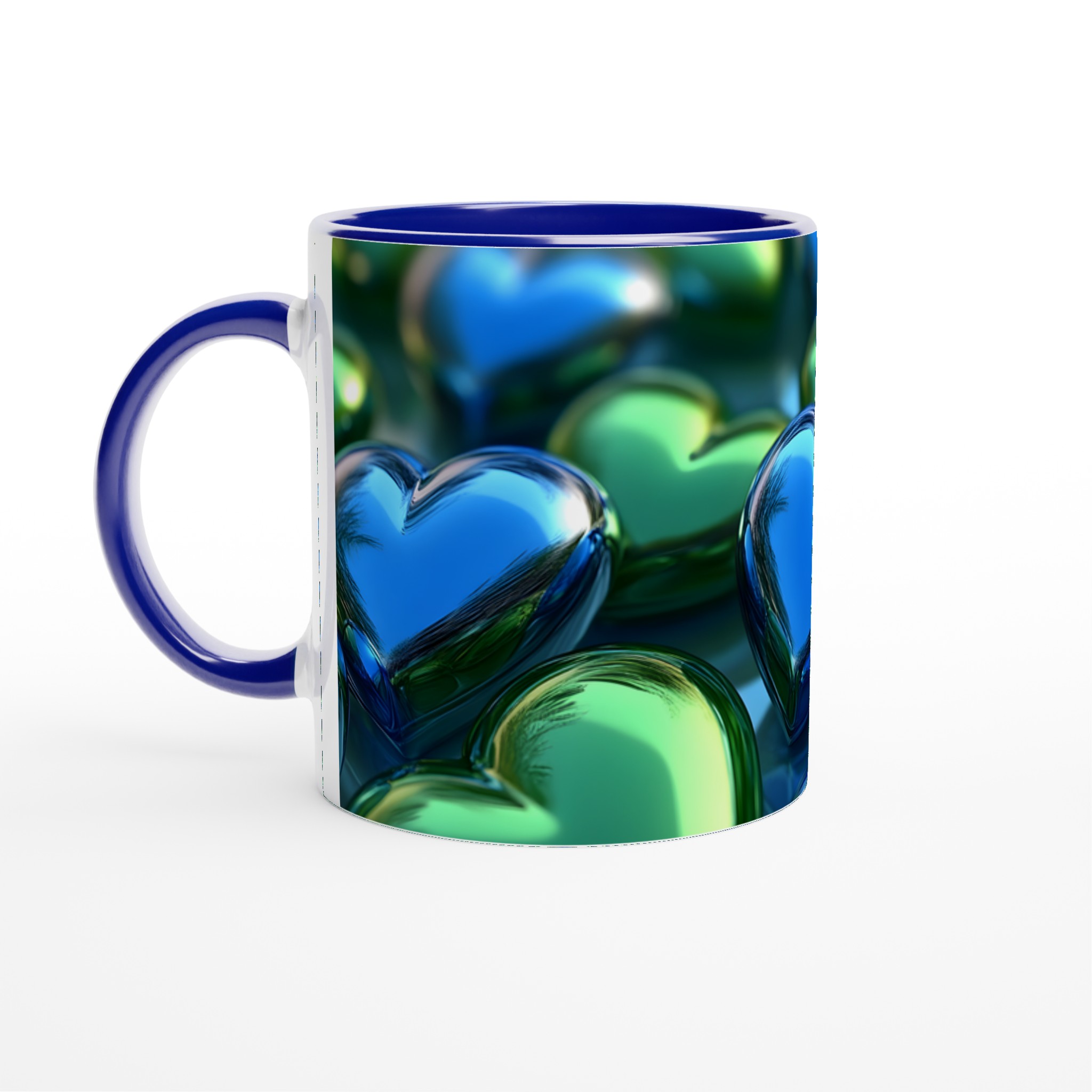 Kärlek i Blått & Grönt: Personlig 11oz Keramisk Mugg 4 5141e1f3-5f2a-46a9-bf38-470f636fa81d