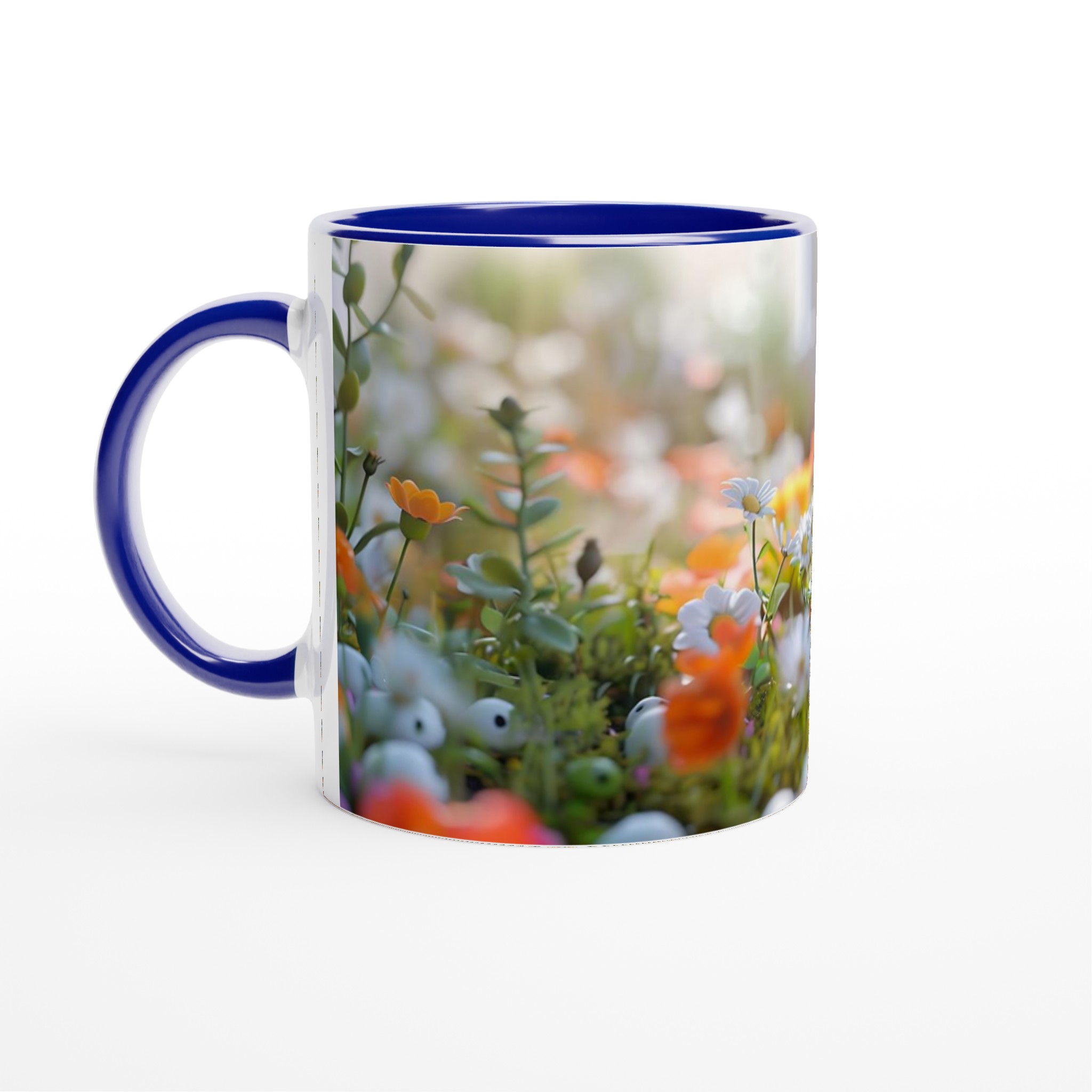 Söt Spöke Blomsteräng 11oz Keramisk Mugg – Välj bland 7 Livfulla Färger 4 516b8249-d418-485c-ada3-7fbb3d951496