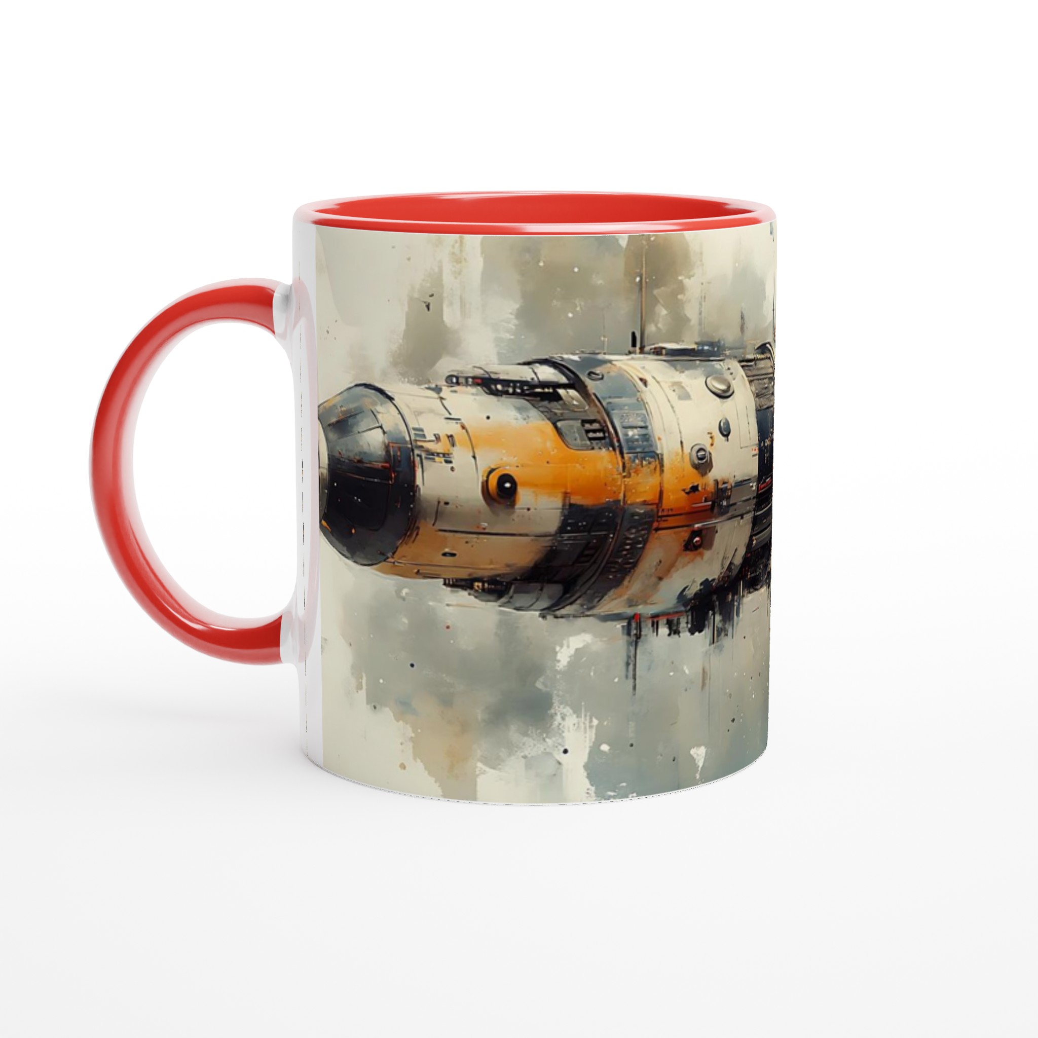 Space Voyage: Industriell Sci-Fi-Mugg i 11 oz Keramik – Välj Din Färg! 5 519dadd5-c71f-48a2-80dc-c1df5fe7e577
