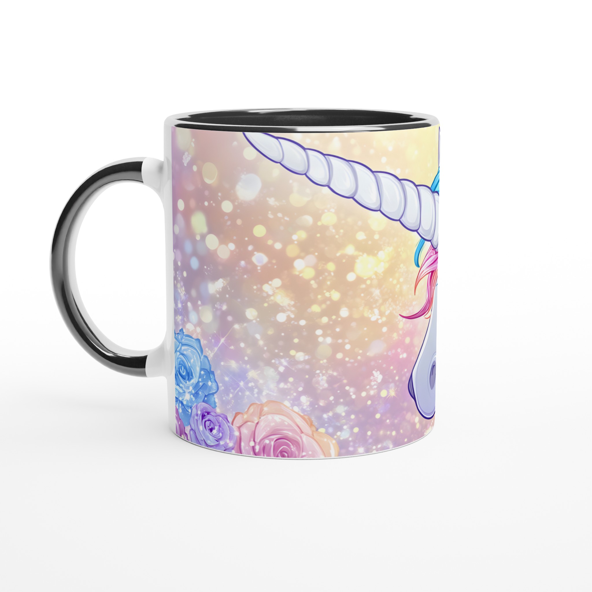 Magisk Enhörningsmugg - Regnbågsfärgad & Gnistrande 11oz Keramisk Mugg för Drömmande Stunder 7 519f3882-2f05-40c4-80da-651c7258f85b