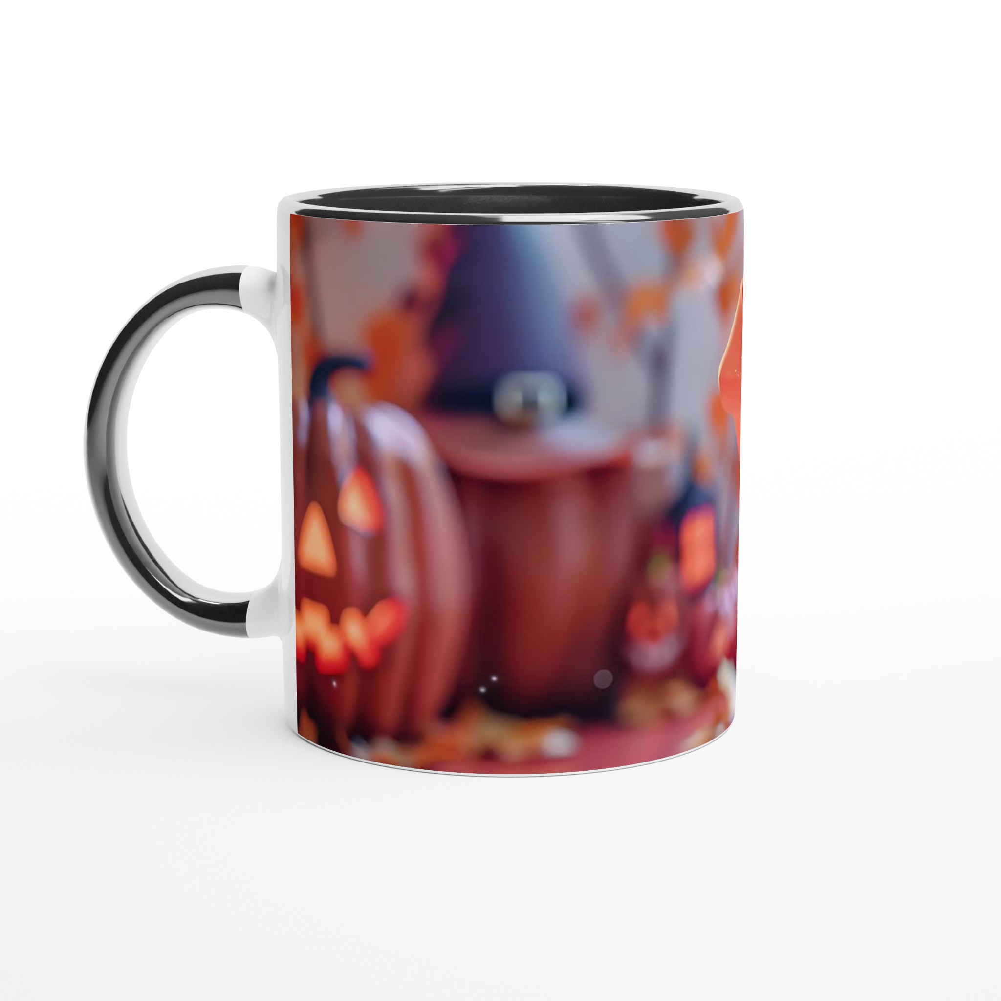 Söt Halloween-mugg: Häxbarn & Pumpa – Välj din färg, 11 oz keramikmugg 7 51aec186-ab2b-425e-a539-7e49ac2a84cd