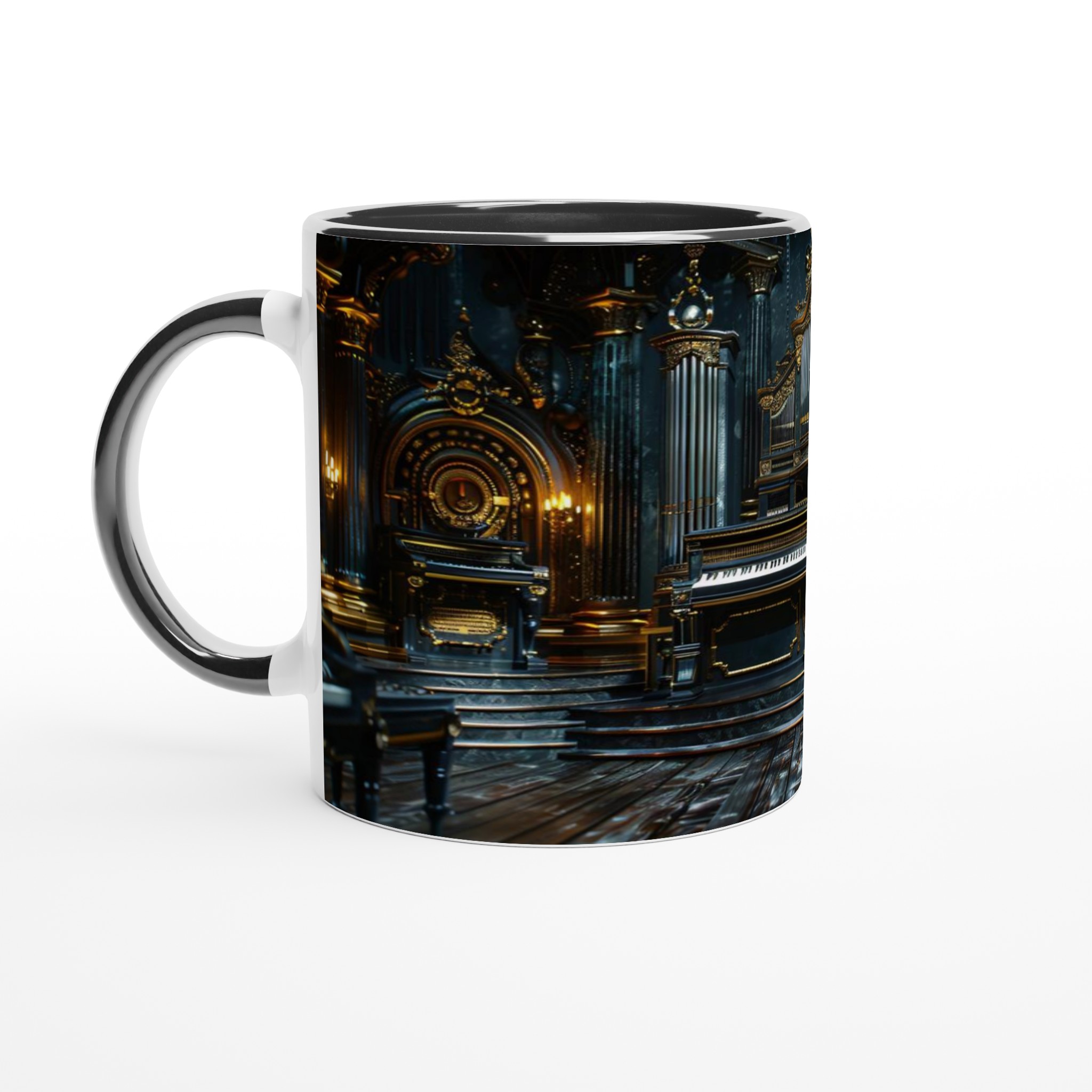 Baroque Elegans Kaffemugg – Lyxig 11oz Keramikmugg i ditt Val av Sju Färger 7 51f6f061-0ae5-4ea1-b906-039eb427ada1