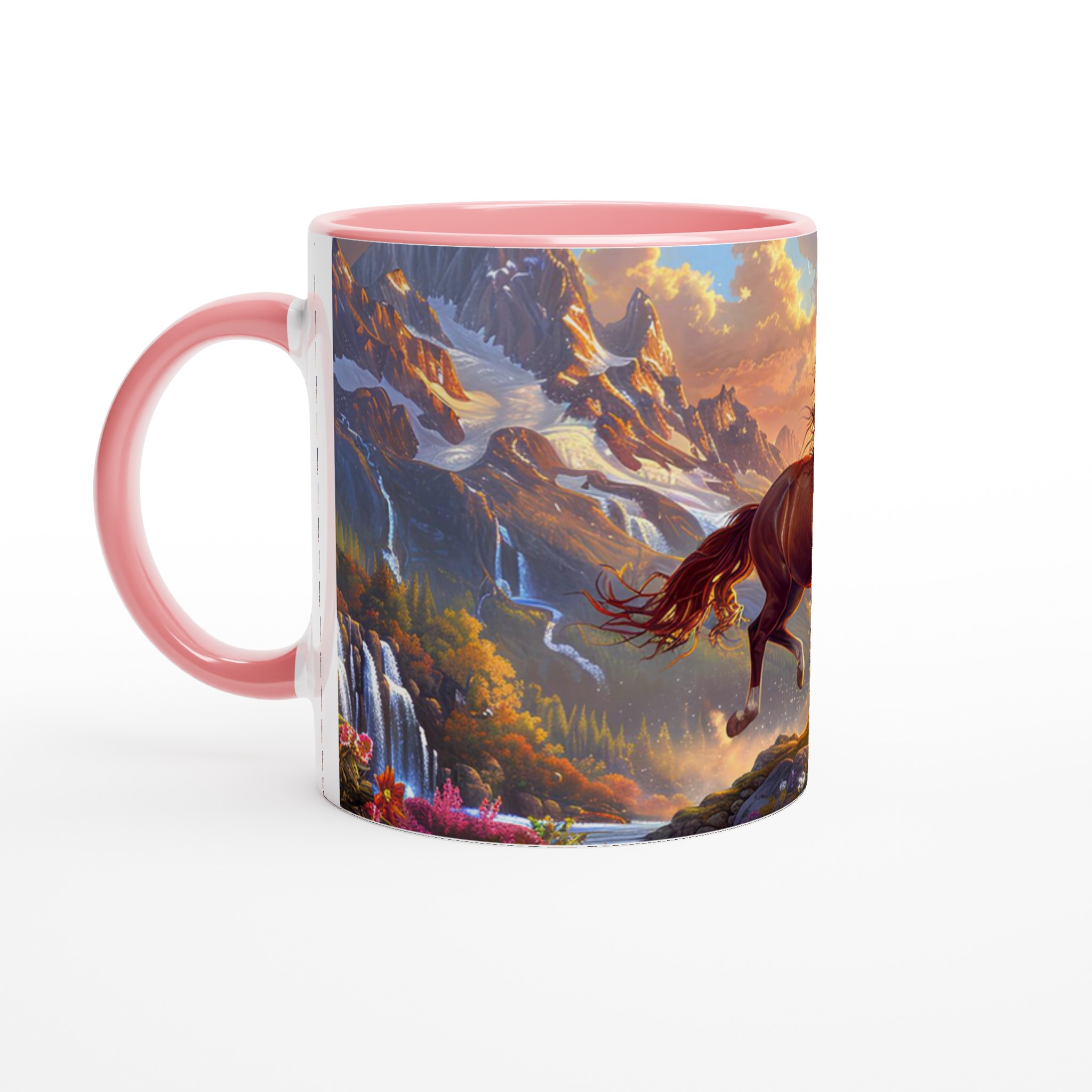Magical Mountain Horse Mugg – Fånga Vildmarkens Frihet & Värme i Din Hand, Välj Din Färg! 6 5257b45c-3b09-43c4-a4f1-e4741ae3a0bb