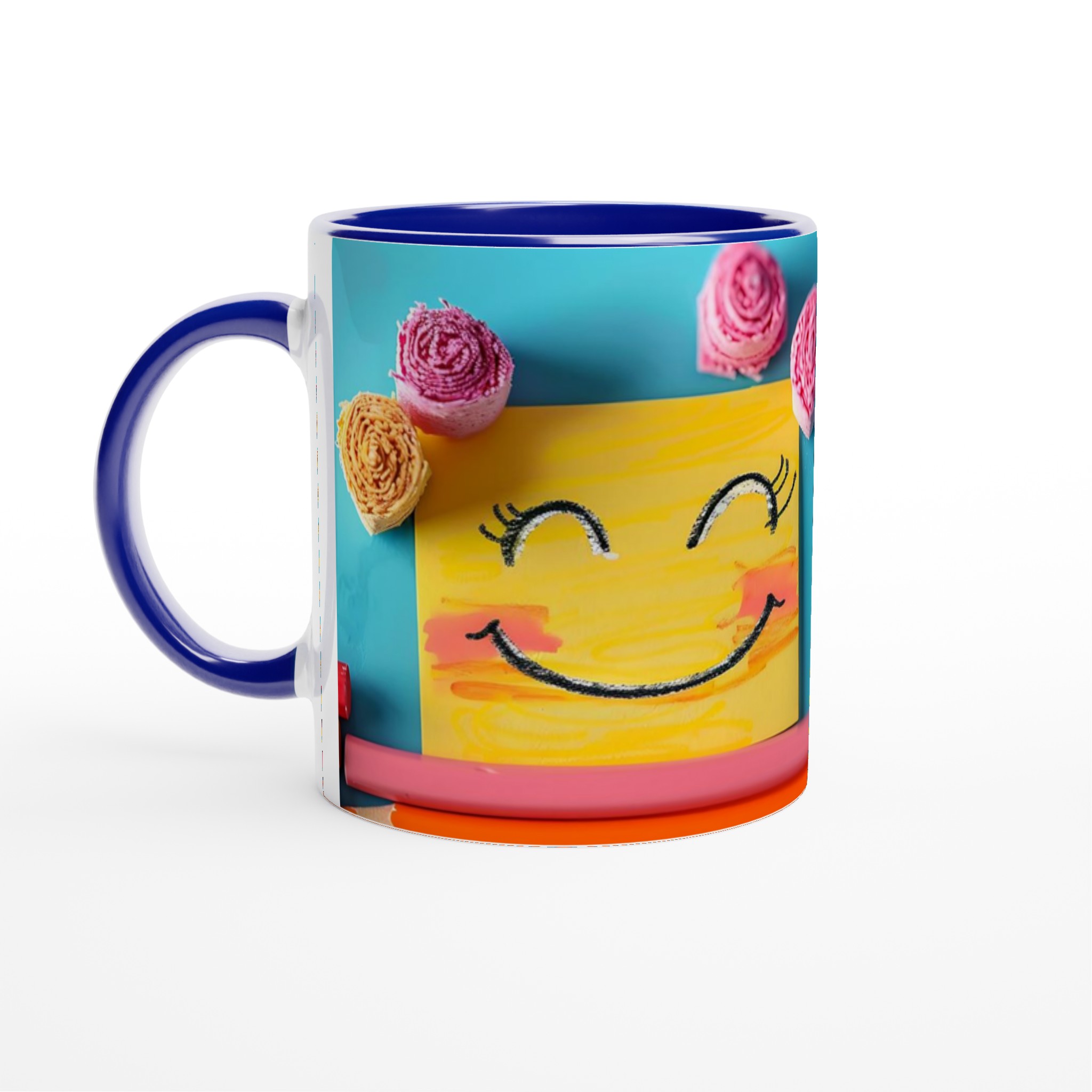 Glad Mugg: Personlig 11oz Keramikmugg i Klara Färger för Kaffe & Te 4 5260c60c-81ab-4701-bd99-dad4c29f4645