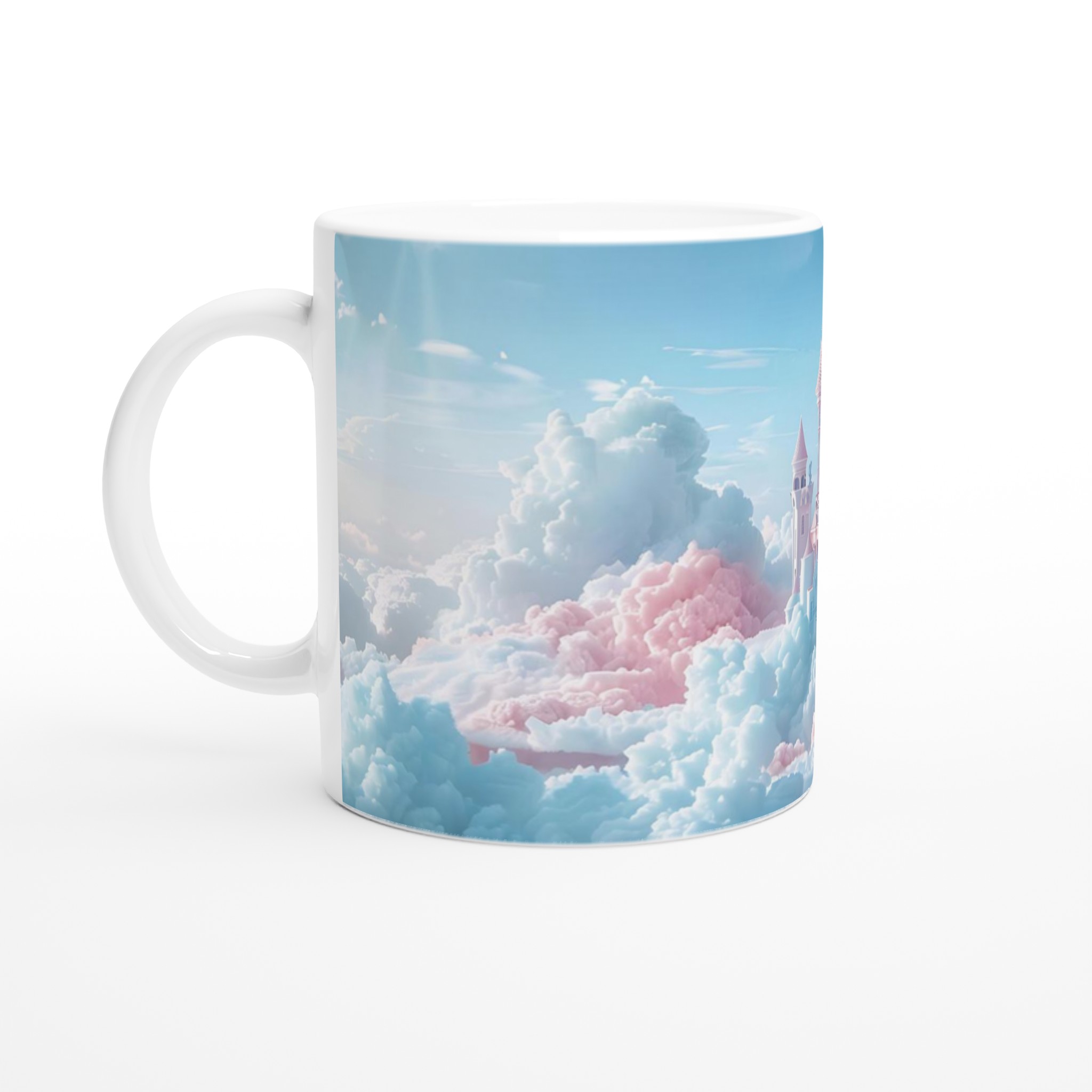 Fantasislott i Molnen Keramikmugg - 11oz, Välj Din Drömfärg 1 528e58d3-be7e-41d4-be68-99538d07001a