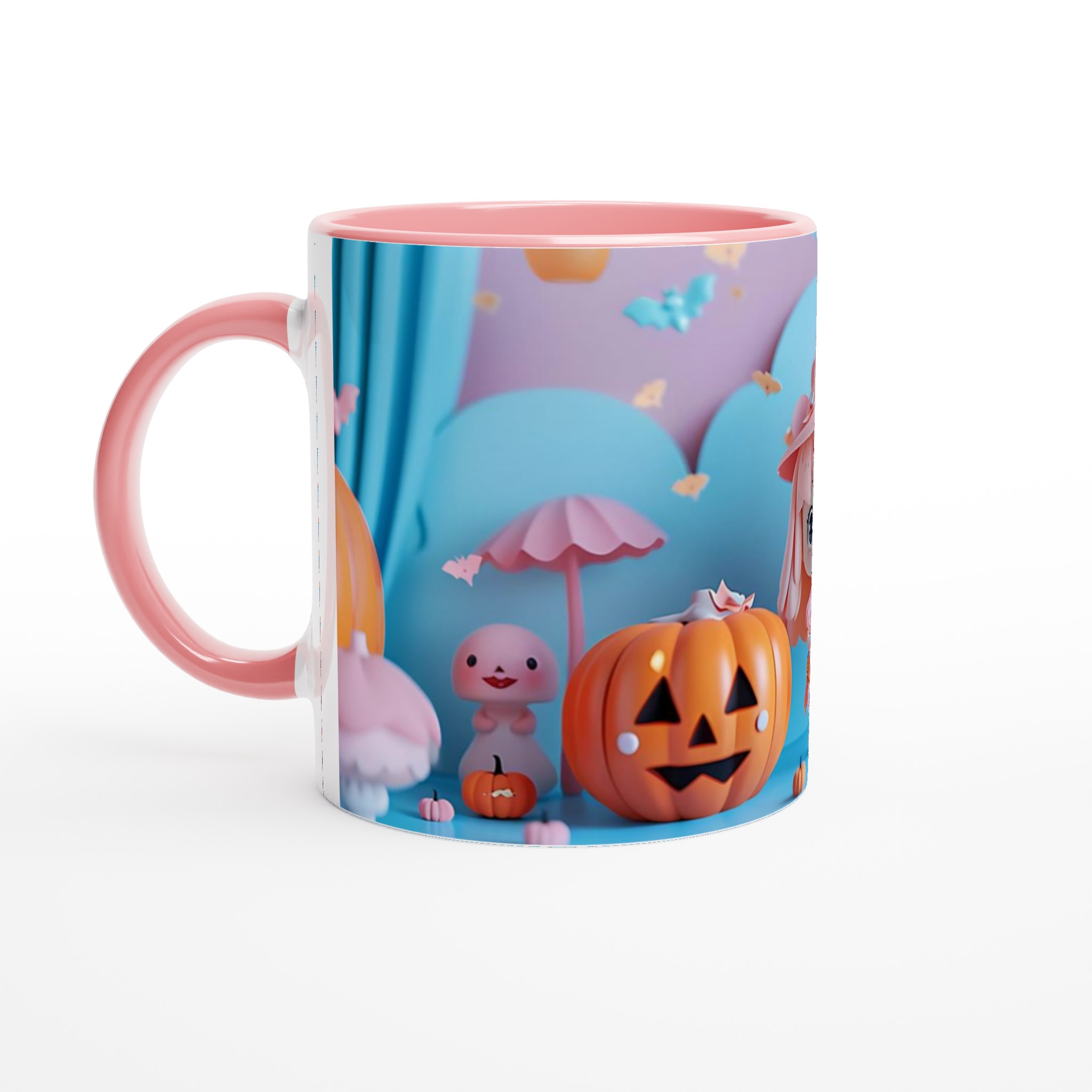 Pastel Halloween Mugg – Söta Pumpa- och Häxmotiv i 11oz Keramik, Välj Bland 7 Färgstarka Nyanser! 4 52913e96-a40b-47f8-a7d2-68db54b7f3c3
