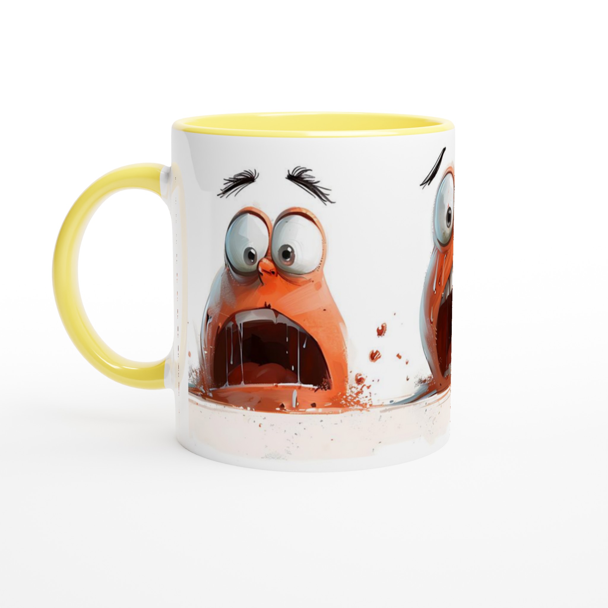 Humoristisk Chockmugg: Perfekt present med "Triple Scream"-design, tillgänglig i 7 livfulla keramikfärger 3 5291f55d-f1fd-4eb0-9e6b-9a9f09464c2f