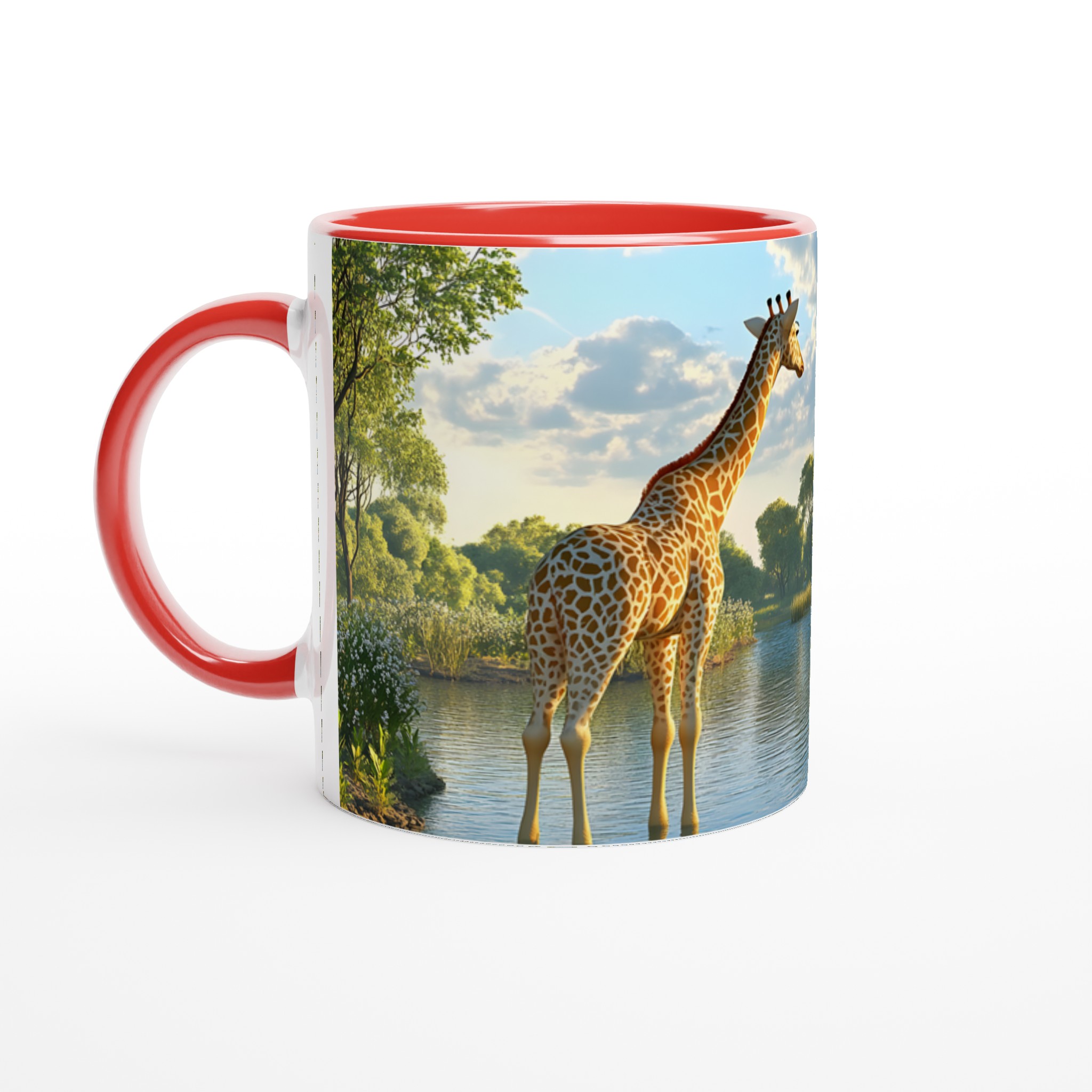 Giraffe i soluppgången – 11oz Keramikmugg med levande Safarimotiv 5 52f81677-9c0a-426b-ad4b-8d66fc2cf163