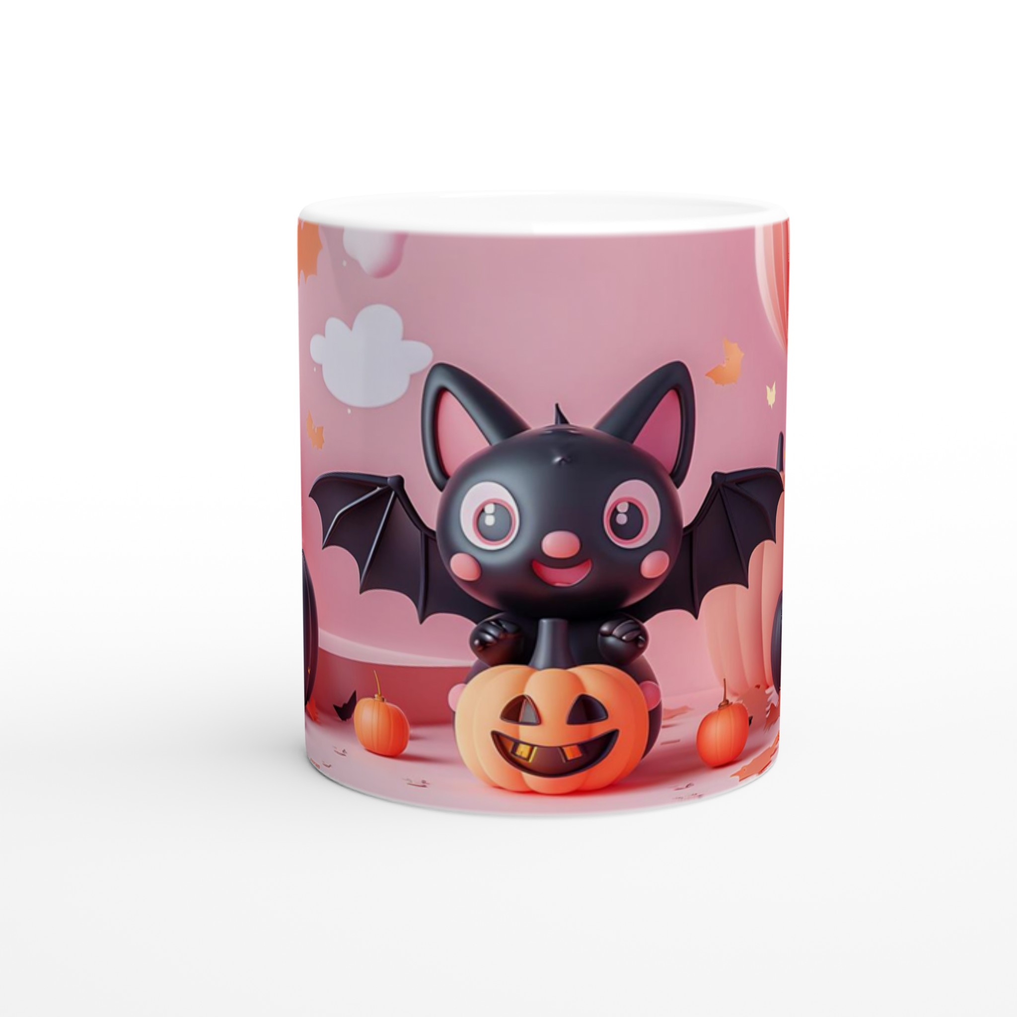 Söt Halloween Fladdermus Mugg: Personlig Favorit i Flera Färger – 11oz Keramik 10 532de2ed-abc9-496b-97fd-7c540b5c211f