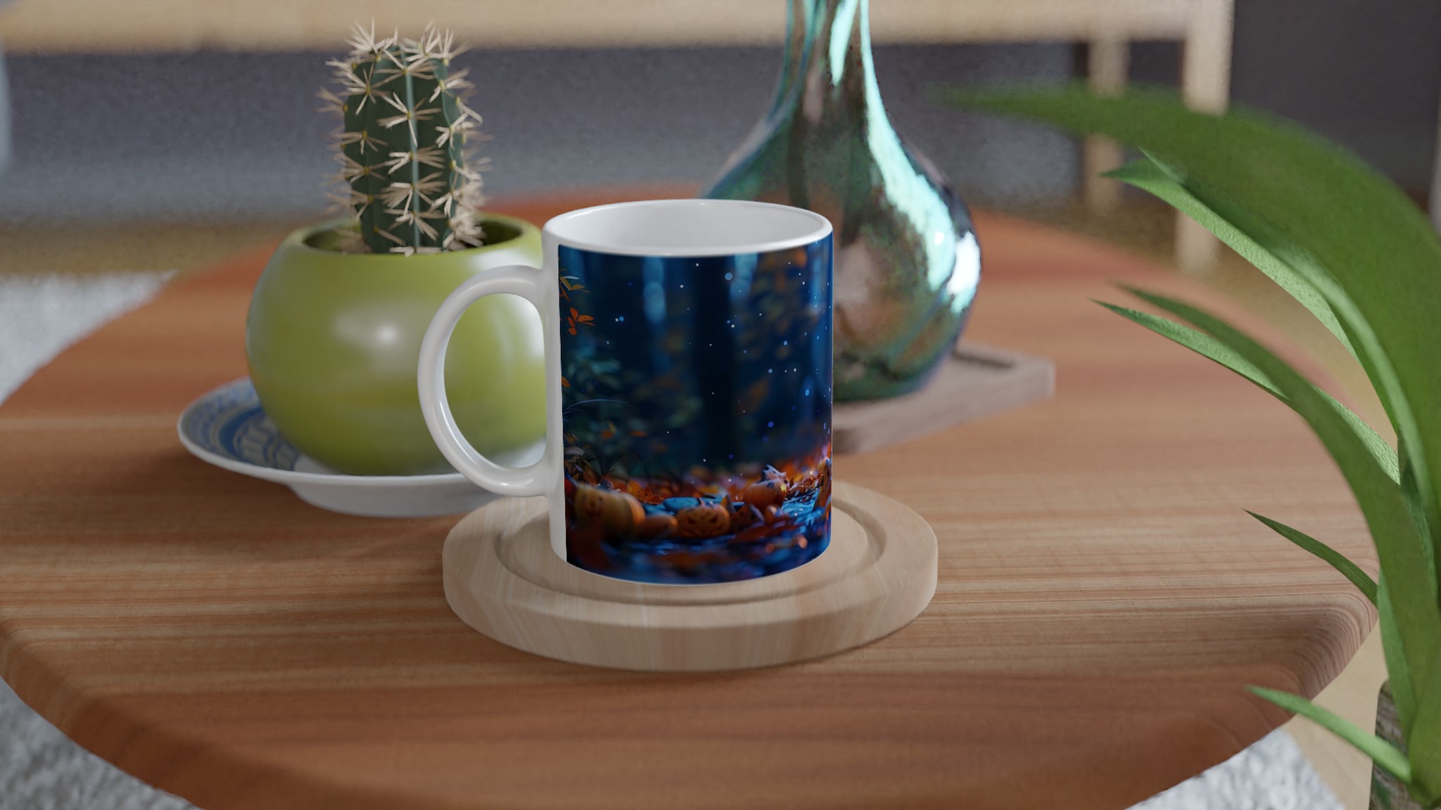 Mysig Halloween Mugg – Lekfullt Spöke & Lysande Pumpa Design, Välj din Färg 9 53327d81-8101-4949-b60a-0b16a83e9f20