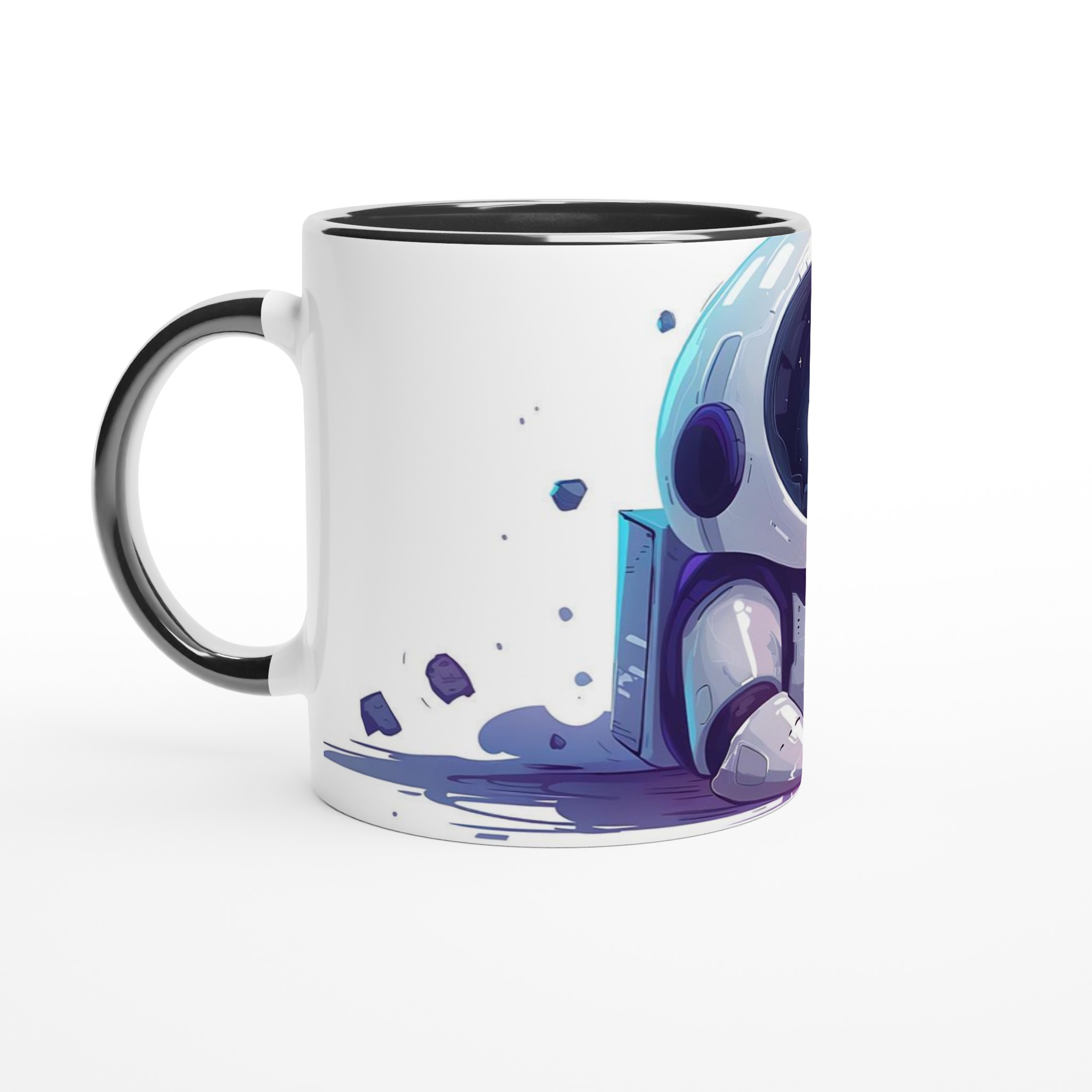 Cosmic Cutie Robot Mugg - Unik Keramisk Mugg med Astronautdesign i 7 Färger 7 5359186e-c493-4f15-bba0-56daf3d9a291