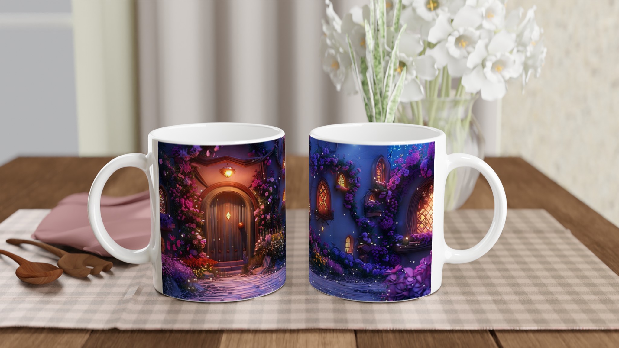 Fairy Tale Cottage Keramikmugg - Skapa din egen magi med personligt tryck i valfri färg! 10 5365f63e-3e6b-4398-8e5e-ce2db363ad98