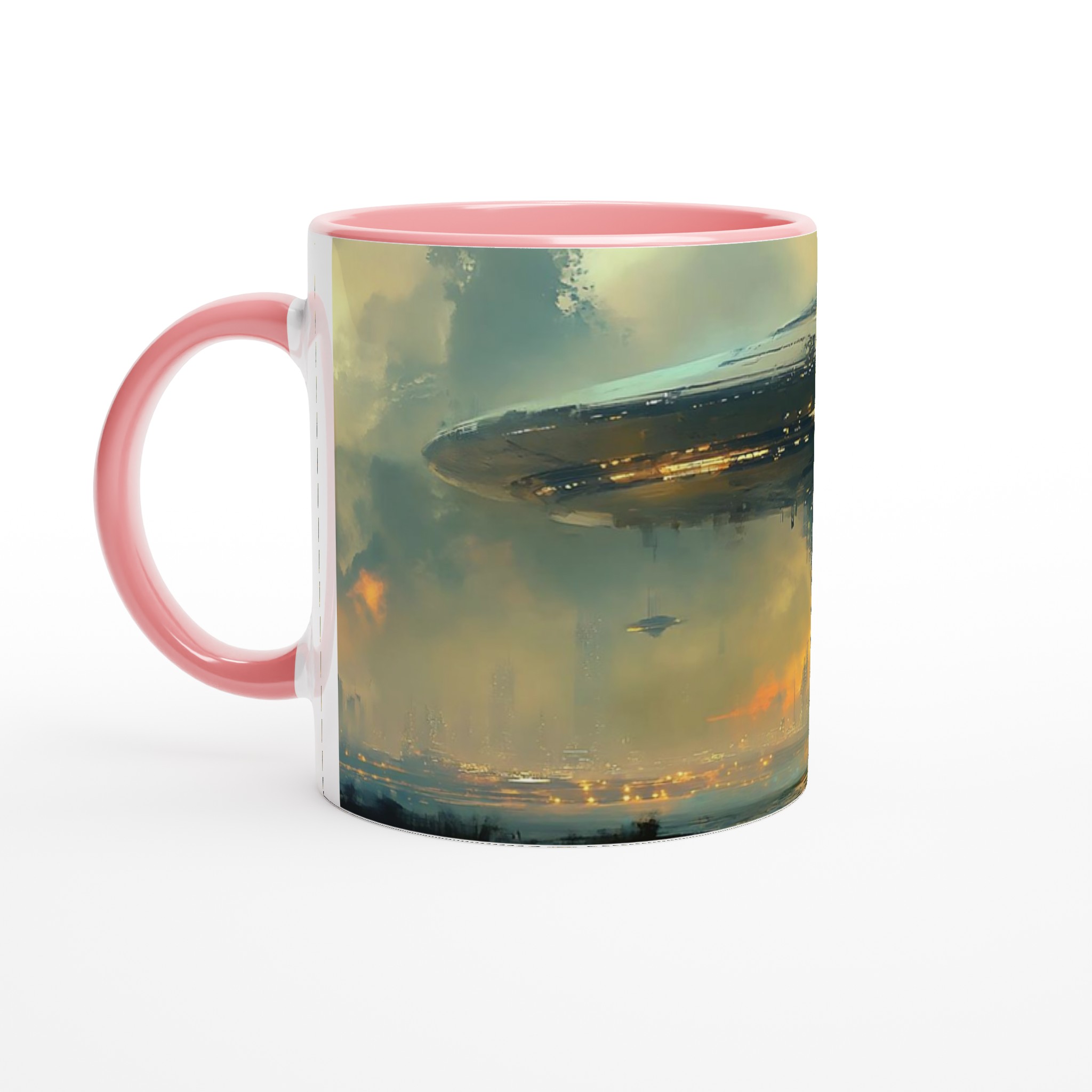 Futuristic Landing Sci-Fi Mugg – Dyk in i en annan värld med din favoritdryck, finns i 7 färger! 4 540a4db1-2946-4de3-87c1-d2e657319f99