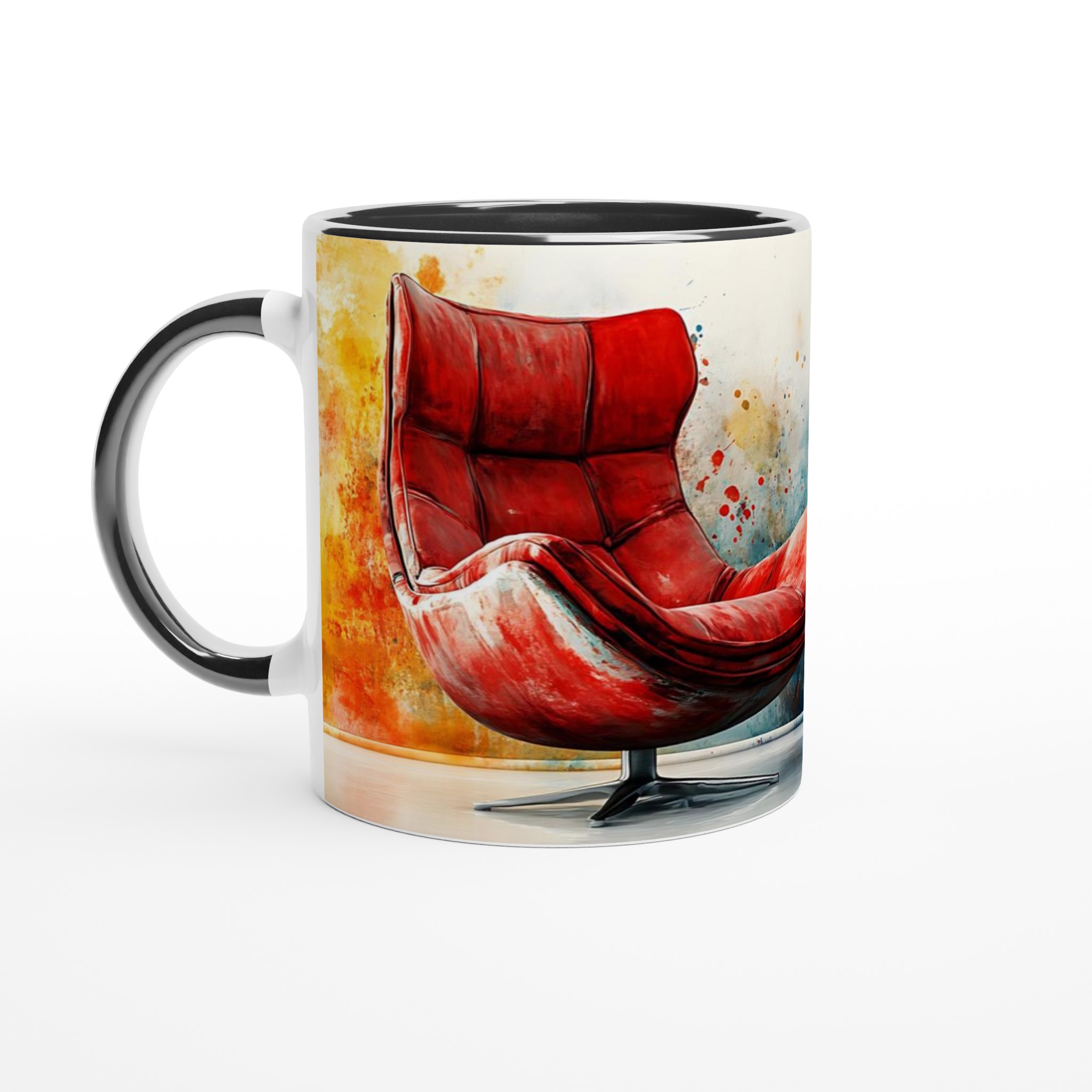Konstnärlig Keramikmugg i 11 oz – Uttrycksfull Design i Valfri Färg 2 5416a370-2c97-4901-9c58-e9748f131516