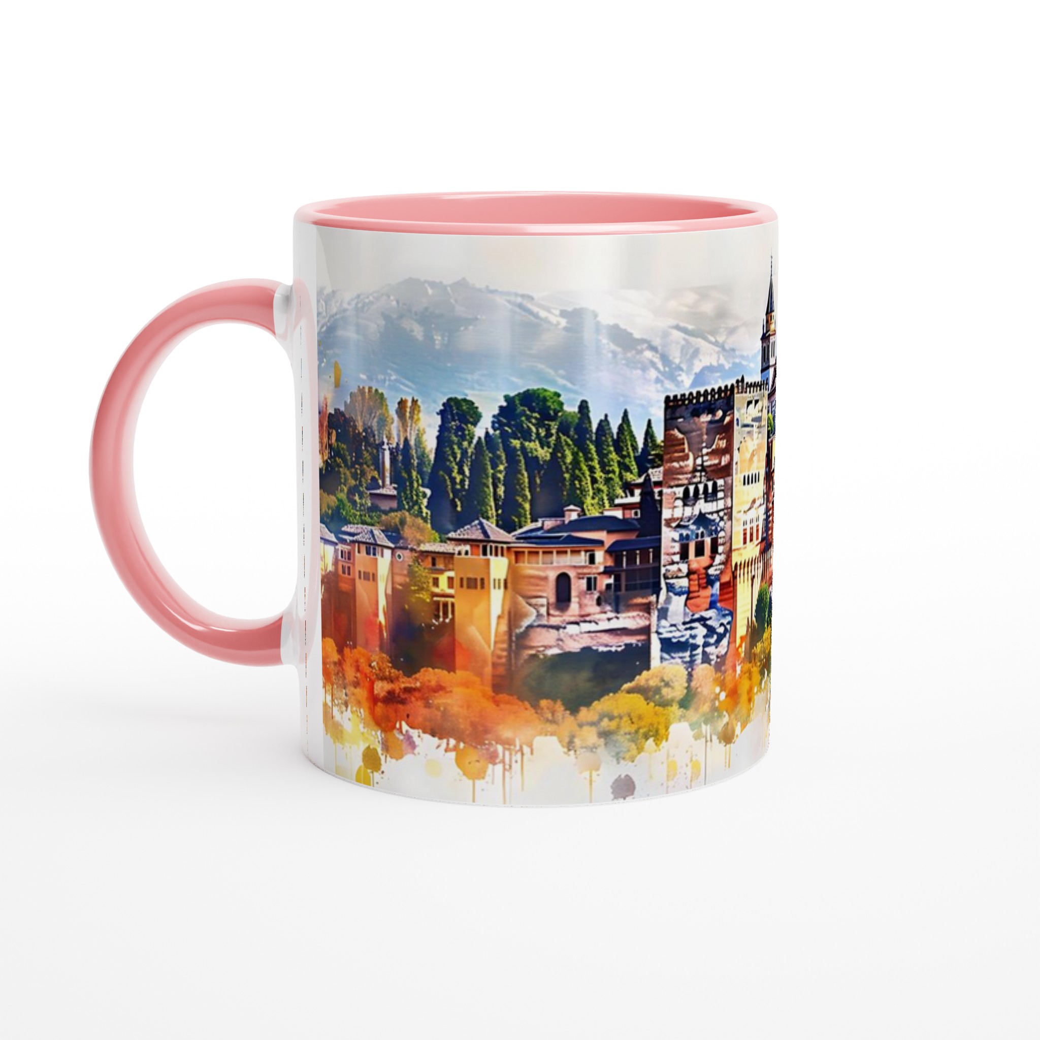 Alhambra Akvarell Mugg - Historisk Charm i Vibrerande Färg, Välj Bland 7 Keramiska Nyanser 6 5430600d-4ae5-4098-befa-9ff6ebdfbb3c