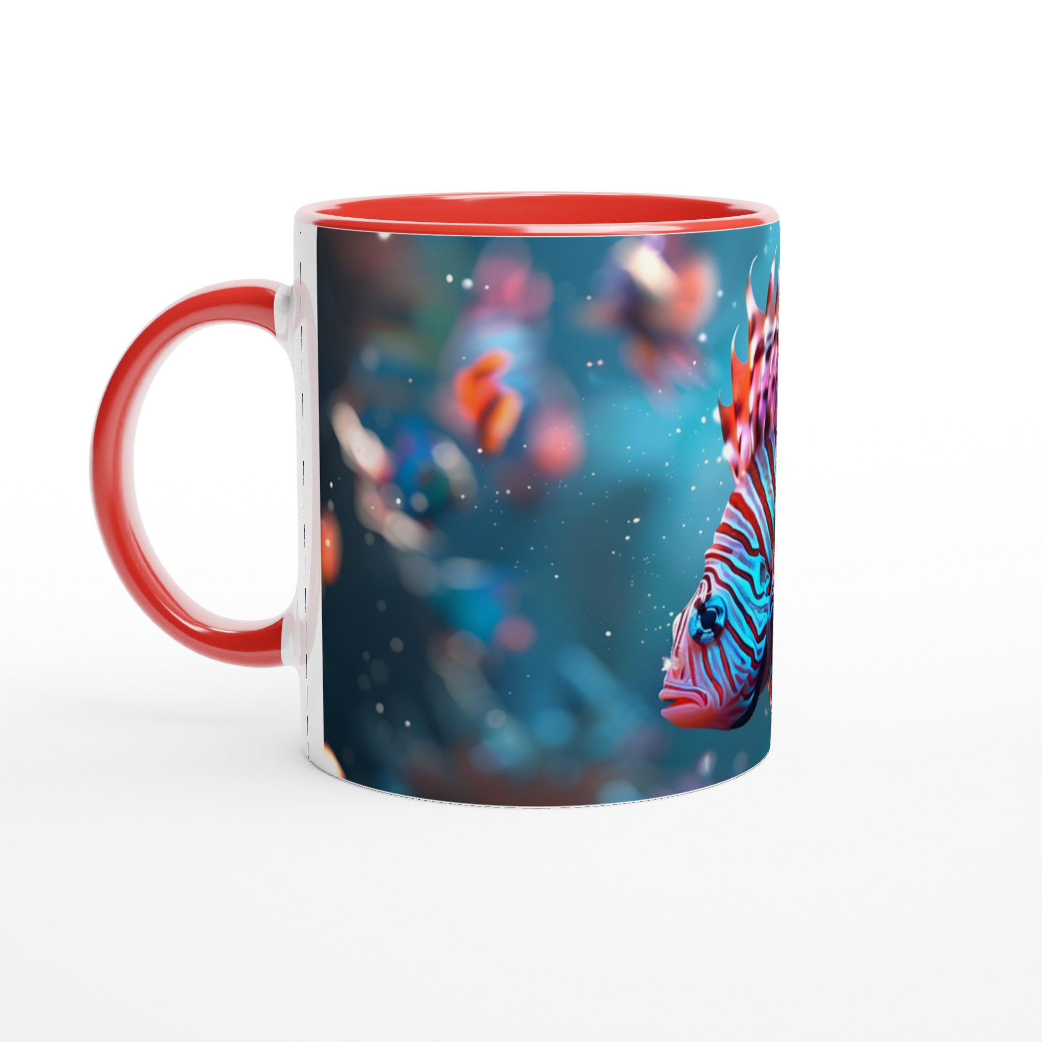 Exotisk Revfisk Keramisk Mugg – Färgglad Havsinspirerad Kaffekopp i Flera Nyanser 2 5458ef18-9130-4816-8d94-730912db1caf
