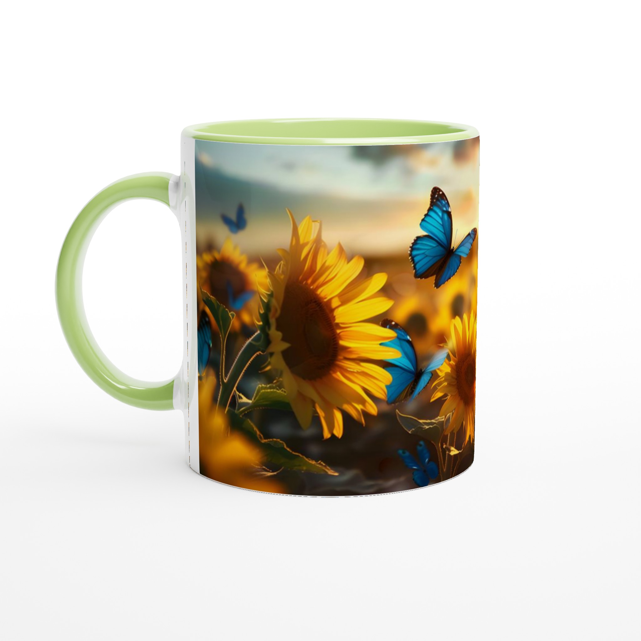 Solrosfältens Magiska Skönhet - 11oz Keramisk Mugg för Livfulla Stunder i Olika Färger 3 54baef95-5fb1-437b-8776-4891b40f91d5