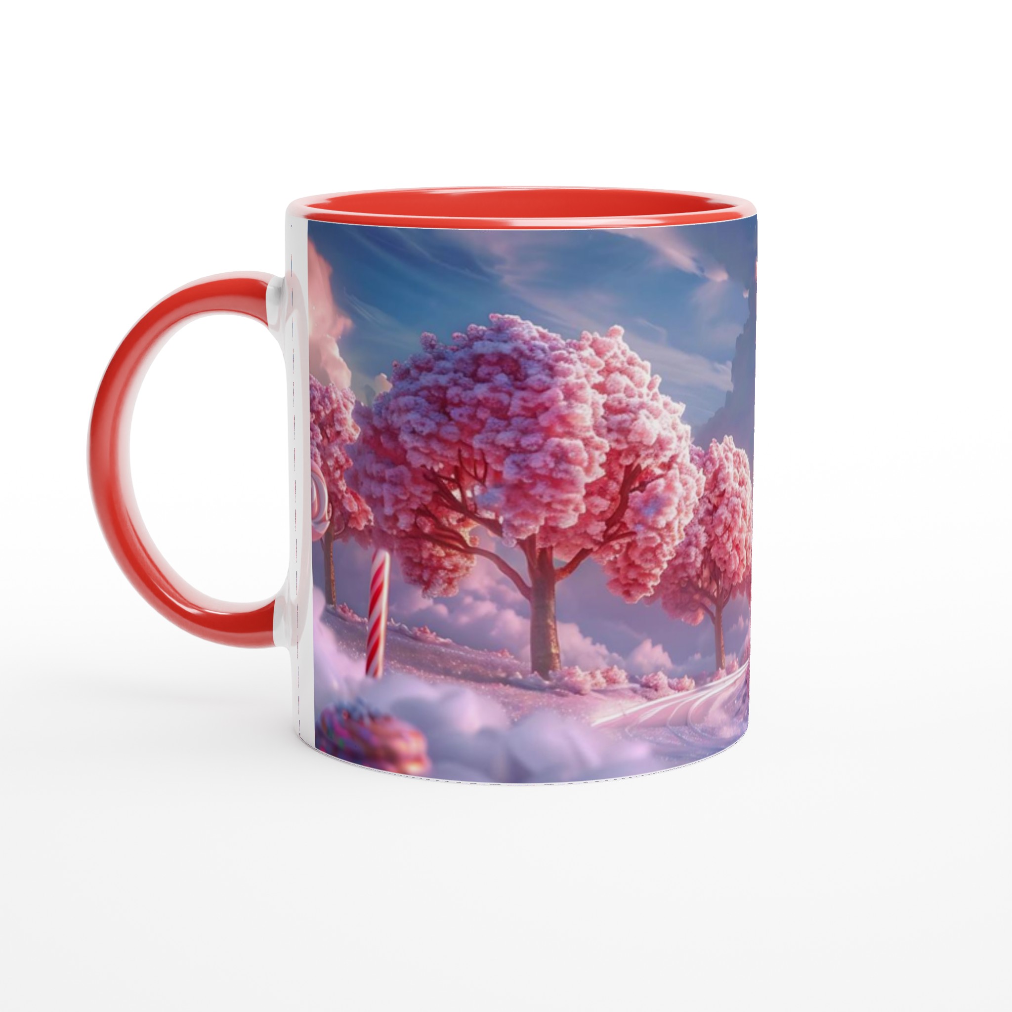 Drömsk Godislandskap Mugg – 11oz Keramikmugg i ditt val av 7 Fantastiska Färger 2 552792ed-f811-48fd-8db6-59df0f6ddc10