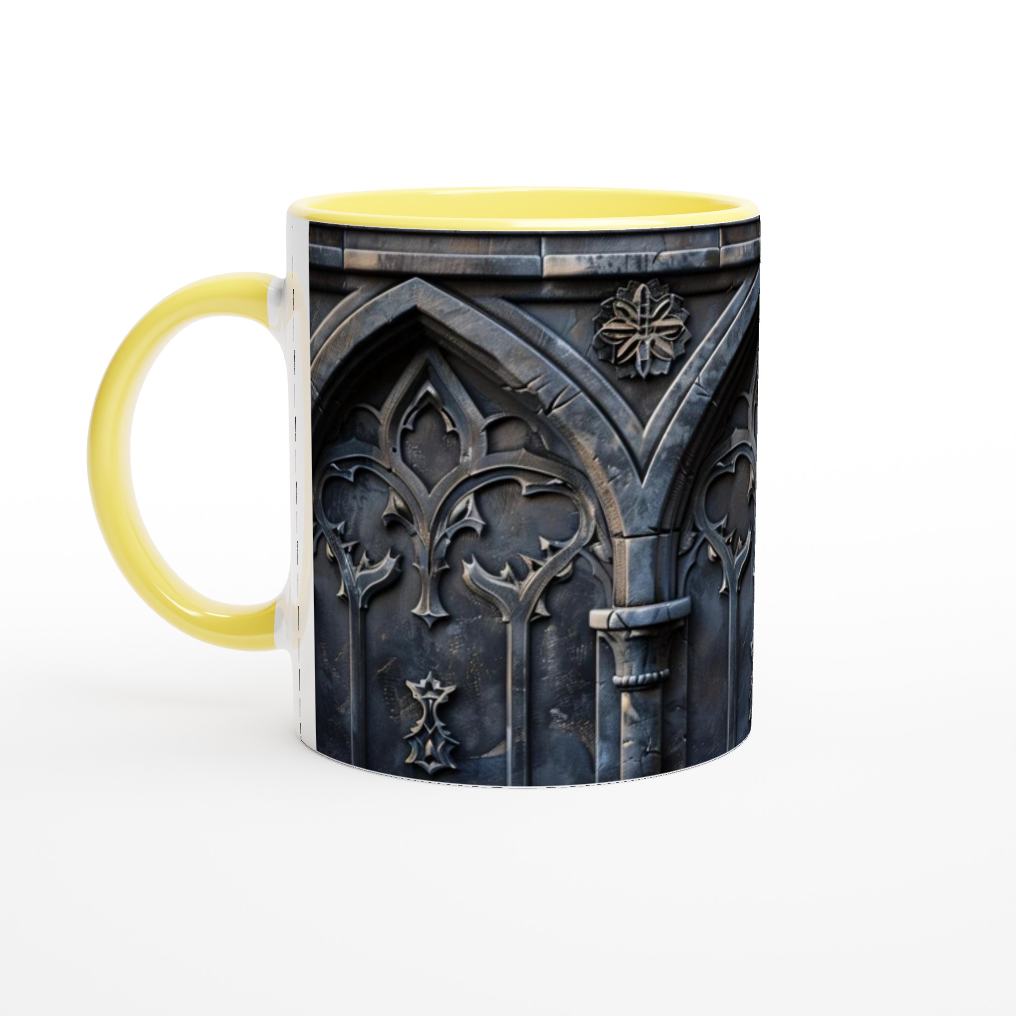 Gotisk Elegans: 11oz Keramisk Mugg med Ornamentik – Välj din Färg! 5 5538b372-abe1-43d3-b432-6a0e4c835033