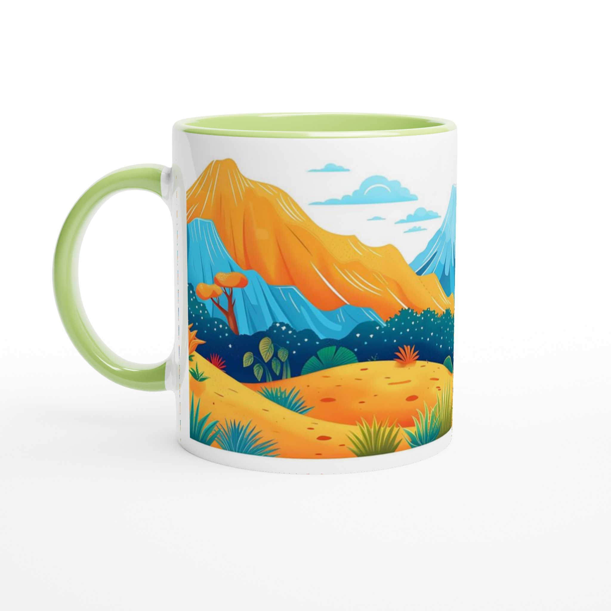 Färgsprakande Safari-Mugg - Unik Design i Keramik för Äventyr i Varje Klunk! 3 55665f16-57f8-4d30-9da6-4a4bbc729512