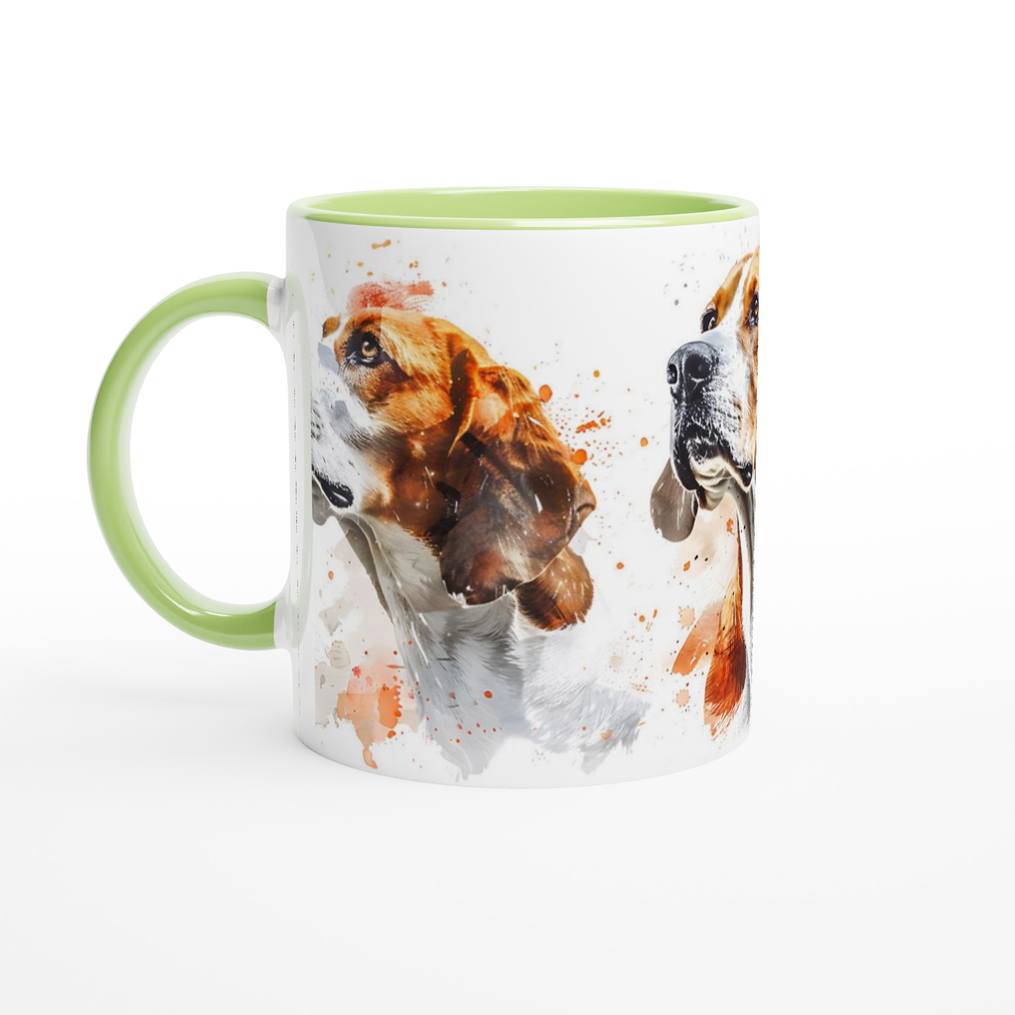 Abstrakt Beagle Akvarell Mugg – Levande Hundporträtt för Djurälskare i Valfri Färg 6 5580fc0a-188b-49b3-bd12-156df6770451