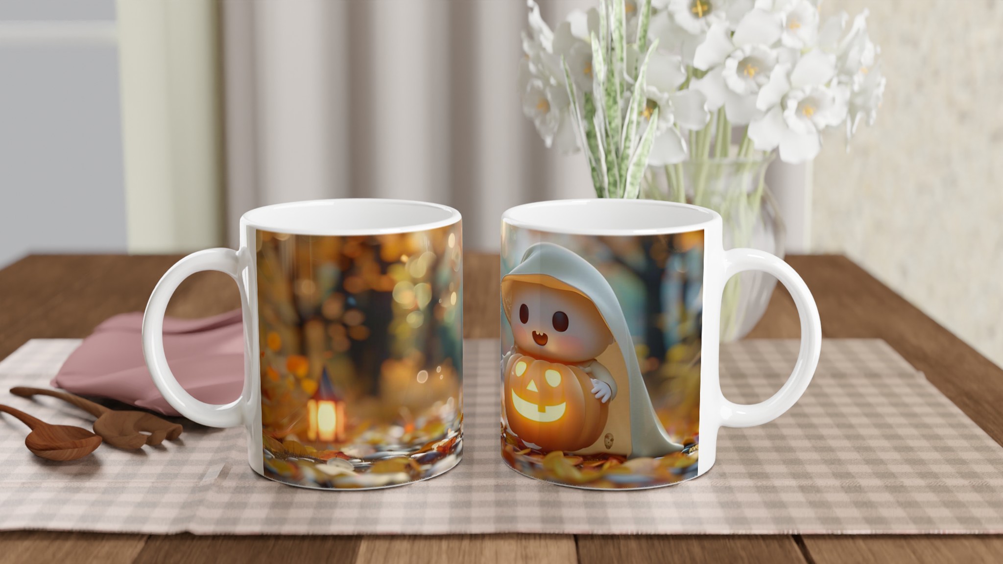 Söt Halloween Spökmugg – Personlig 11oz Keramisk Mugg för Mysiga Stunder 10 55c529e9-b66a-467d-9086-08e42c4dc396