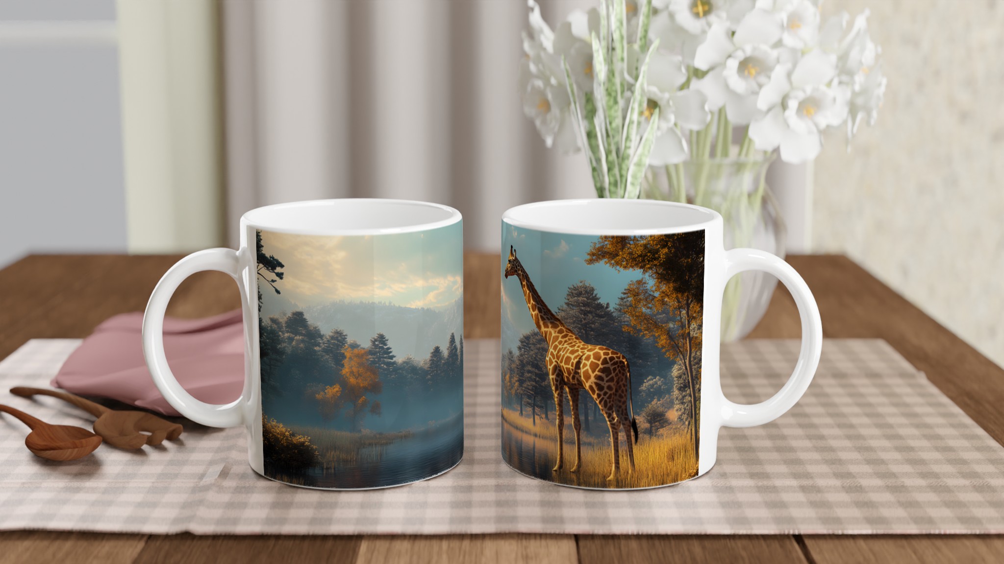 Majestätisk Giraff Mugg: Utforska Vildmarken med din Kaffekopp – Välj Bland 7 Keramiska Färger! 10 5649c2ff-8440-4bf1-acae-2708d365dcd1
