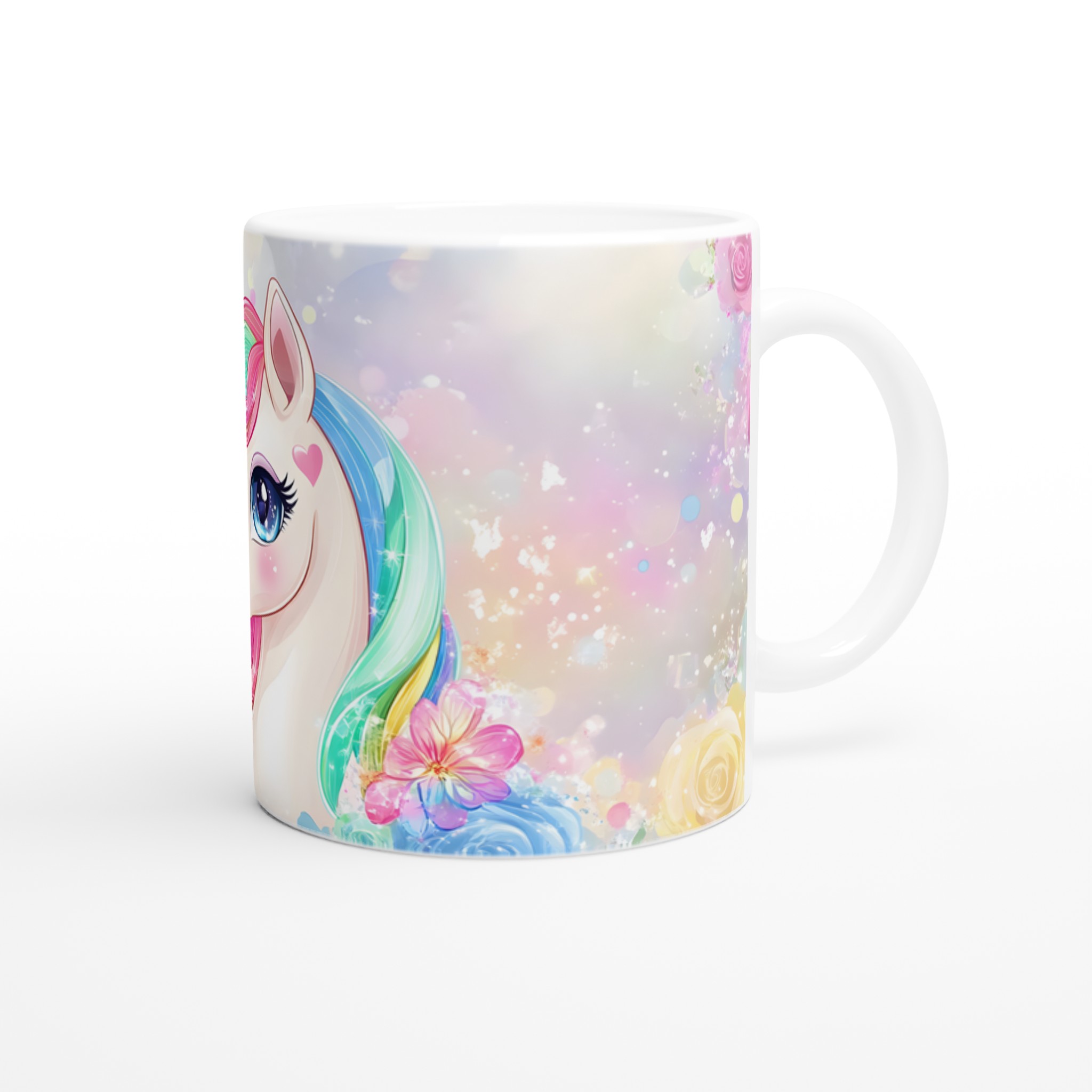 Magisk Enhörningsmugg – 11oz Keramisk Kaffekopp med Regnbågsfärgad Design – Välj bland 7 Förtrollande Färger! 9 56514e56-979c-479d-abef-278f33390a47