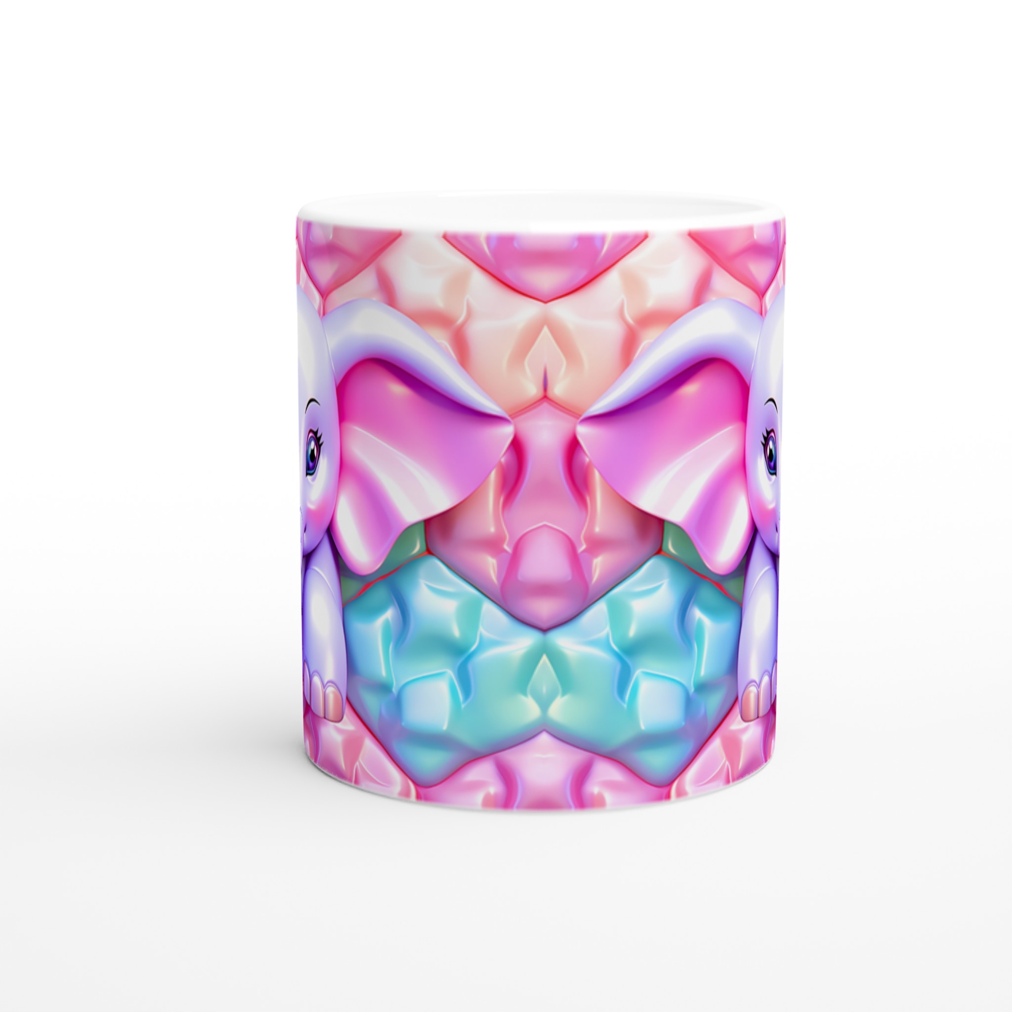 Söt Elefant Keramikmugg - Pastellglädje i 7 Färger | 11oz Hållbar Mugg för Kaffe & Te 8 56a379f1-def5-4946-b03a-d7c606fbaa5d