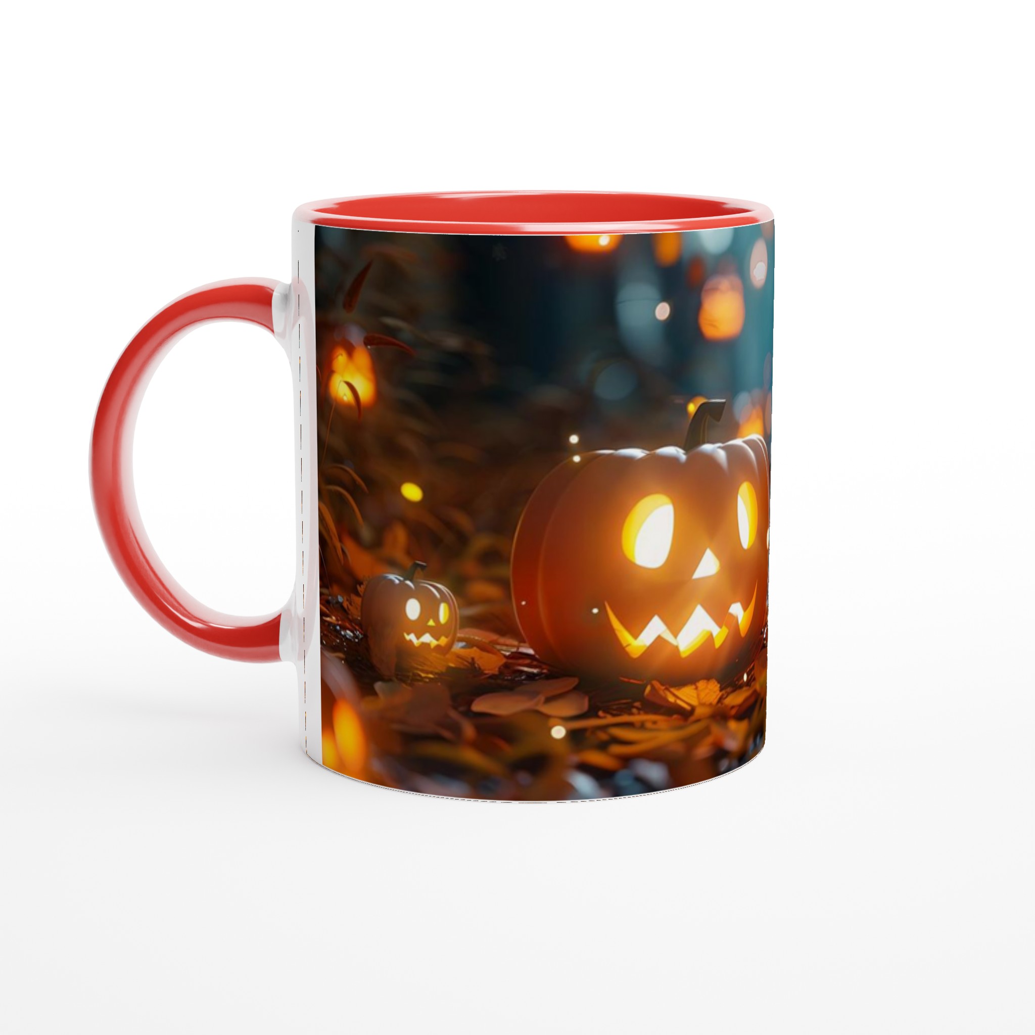 Mysig Halloween Mugg – Söta Spöken & Lysande Pumpor | 11oz Keramikmugg i Valfri Färg 2 56e925f6-79ee-4e41-8298-38f38a981a2c