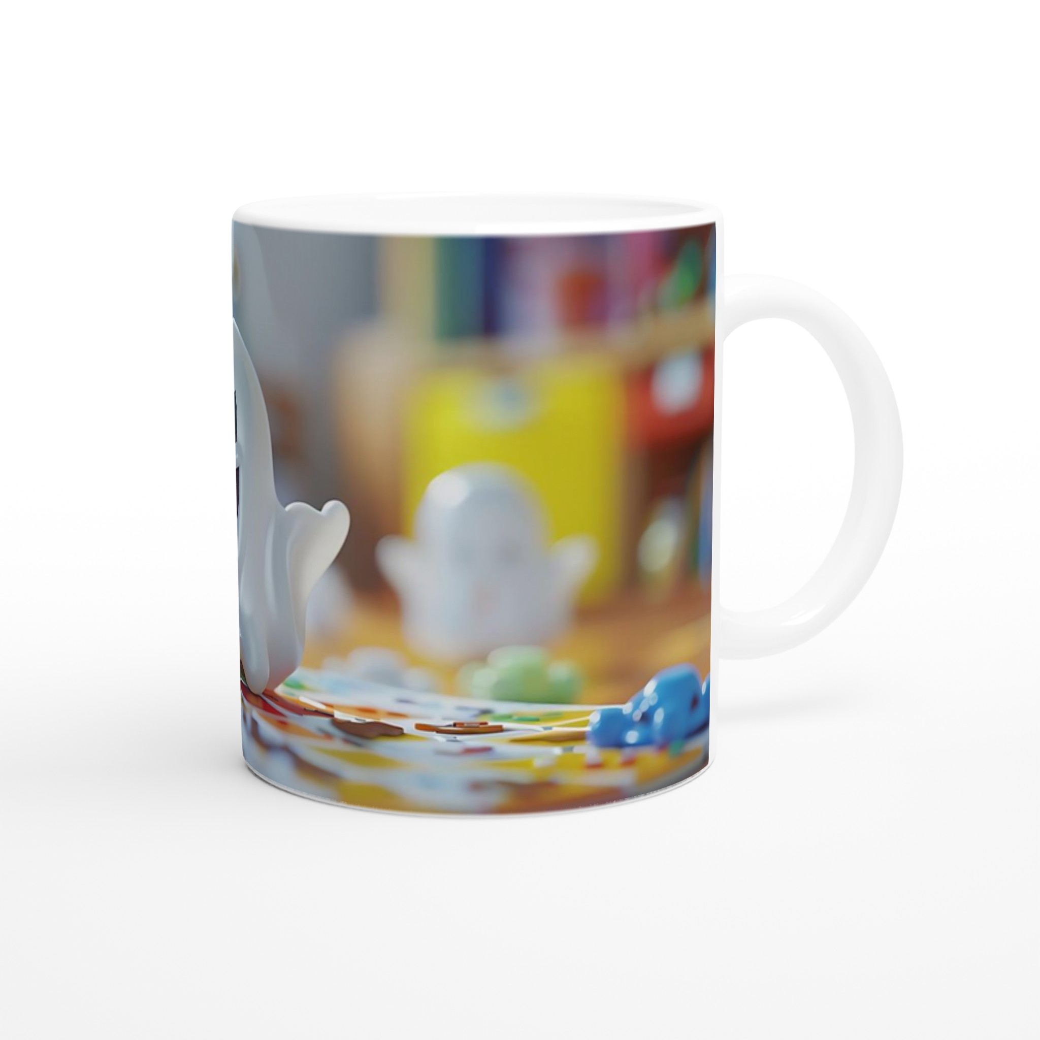 Glad Spöke Keramikmugg - Charmig & Färgglad 11oz Kaffekopp för Lekfulla Stunder 9 57192bbc-1dbc-488e-a1e3-2a6675794247
