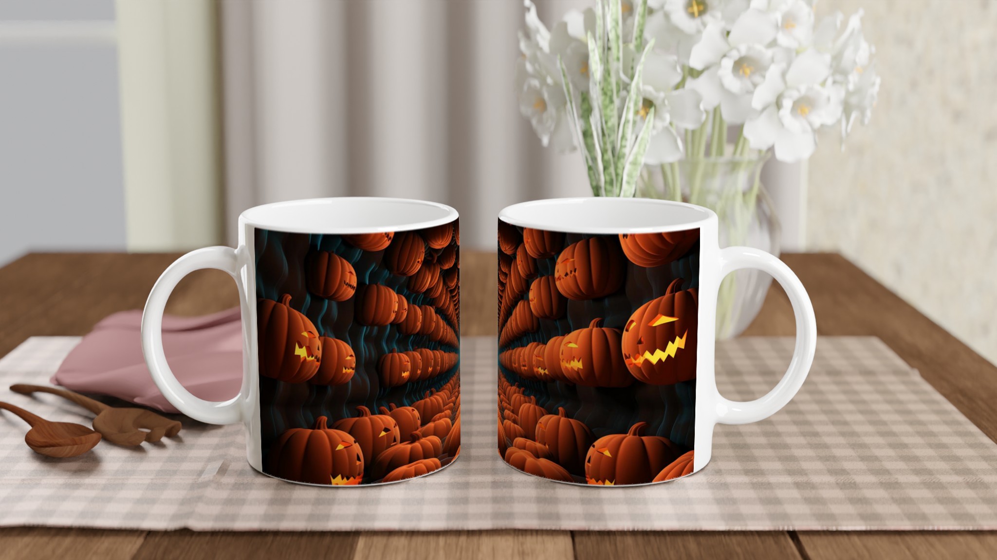 Spöklik Höst: Keramikmugg med Mystisk Pumpakorridor – Perfekt för Halloweenälskare 10 5771b592-662d-40b2-ad64-4a8d10baa4f3