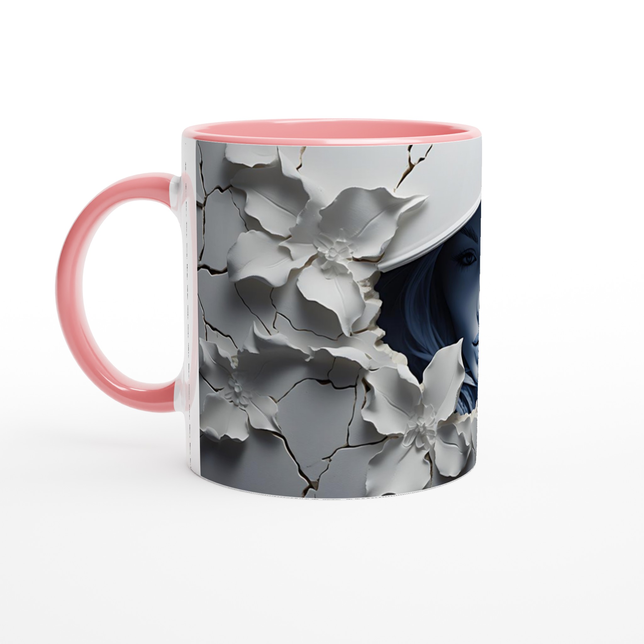 Mystisk Blomster Porträtt 11oz Keramikmugg - Välj din färg 6 57a6c802-4bf2-4e5e-ab02-9d9f108be21f