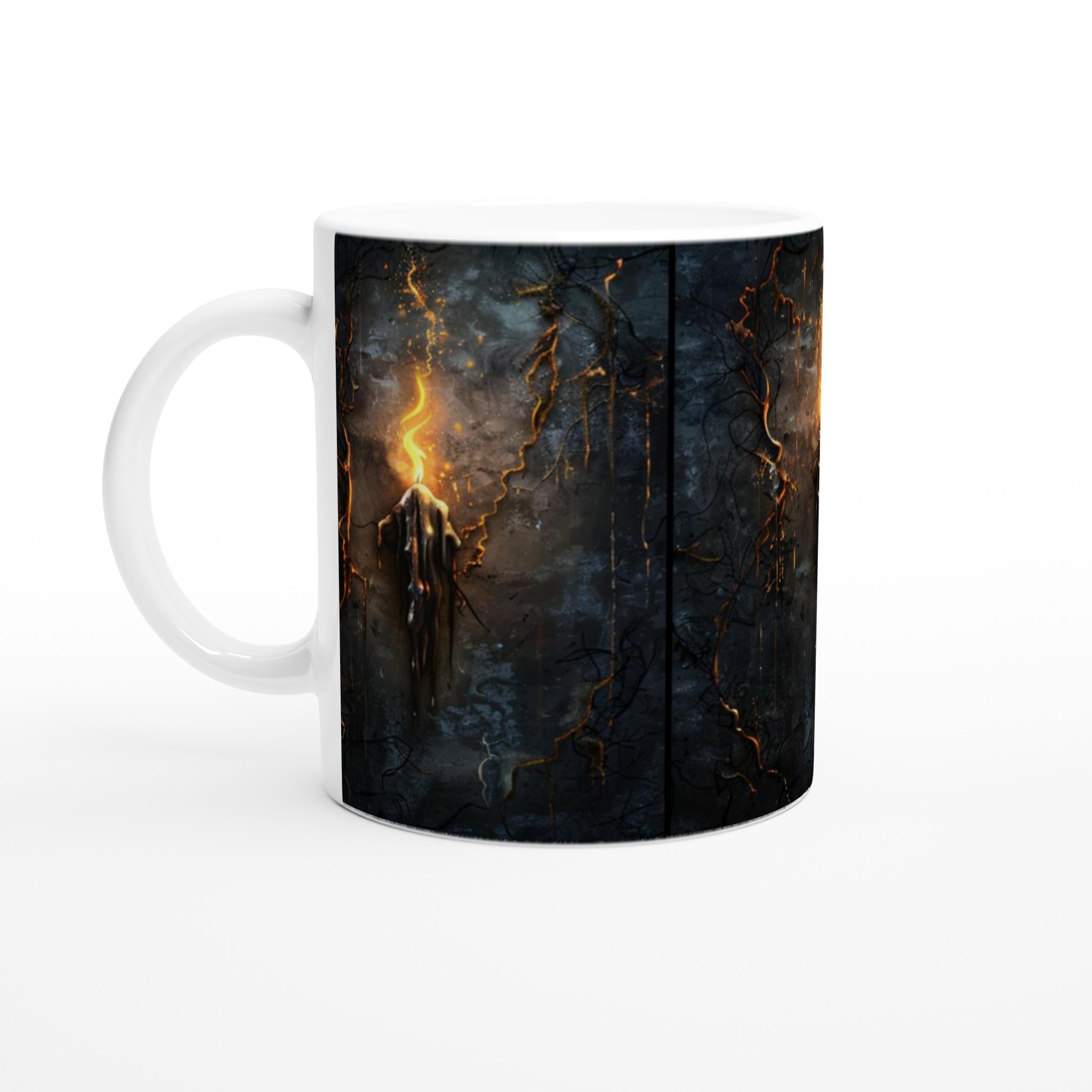 Mystisk Gryning 11oz Keramisk Mugg - Gotisk Eldkonst i 7 Valfria Färger 1 57f12938-6480-4e2f-8623-b4a712e72b17