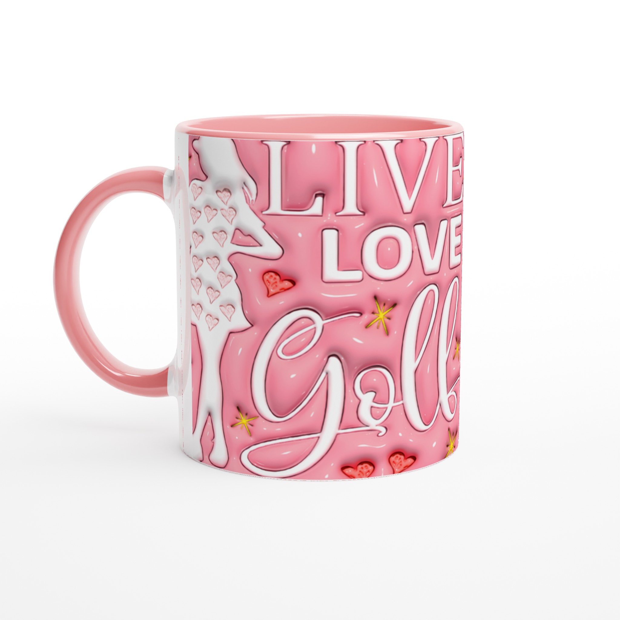 Live Love Golf Rosa Keramikmugg – Din Kaffepaus på Banan, Välj Färg! 6 5859fbef-3aa2-460e-be90-1fc440bac09a