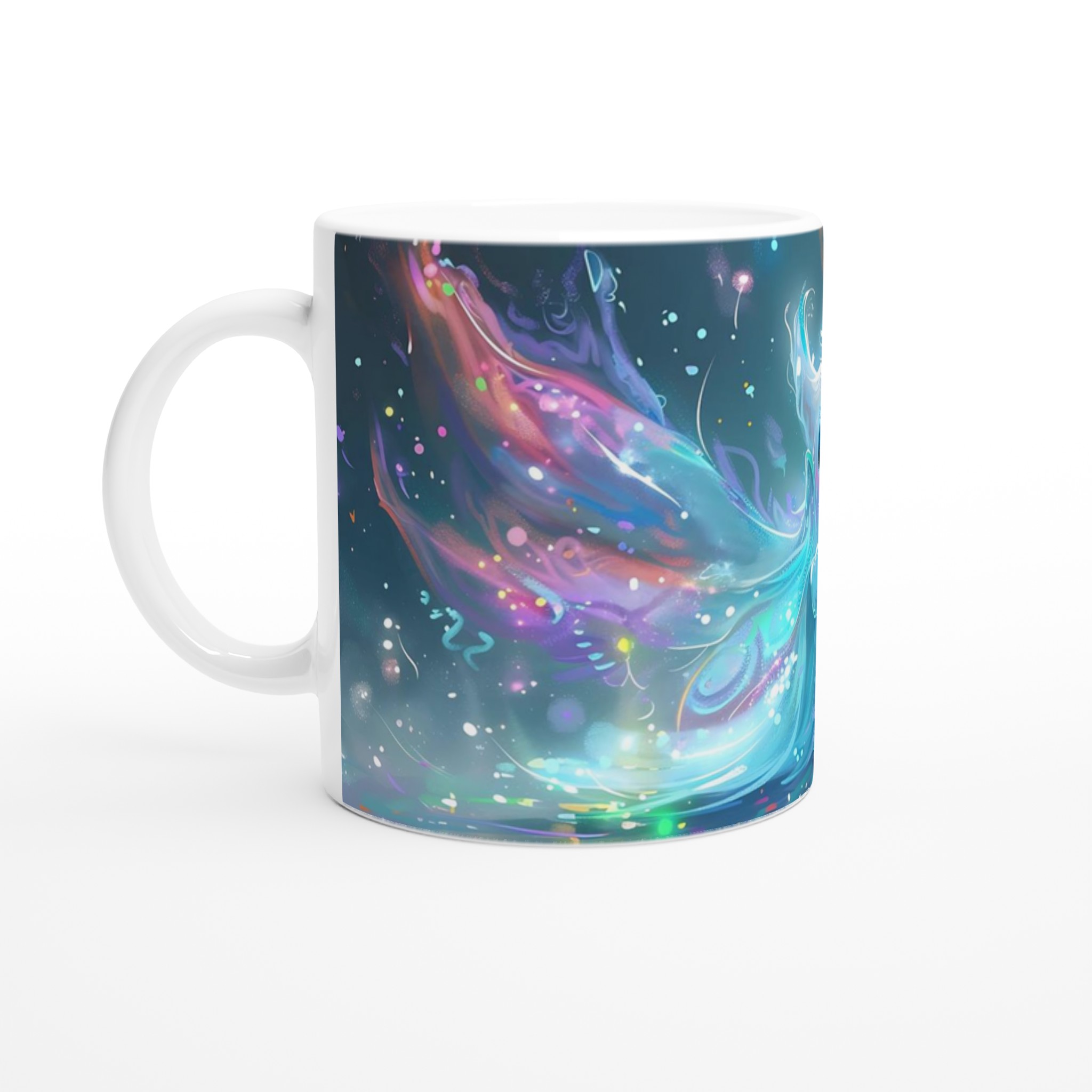 Förtrollande Glitter Ande Mugg - 11oz Keramikmugg i ditt val av 7 livfulla färger 1 58b71cae-e033-4f64-92f0-27efe3467eea