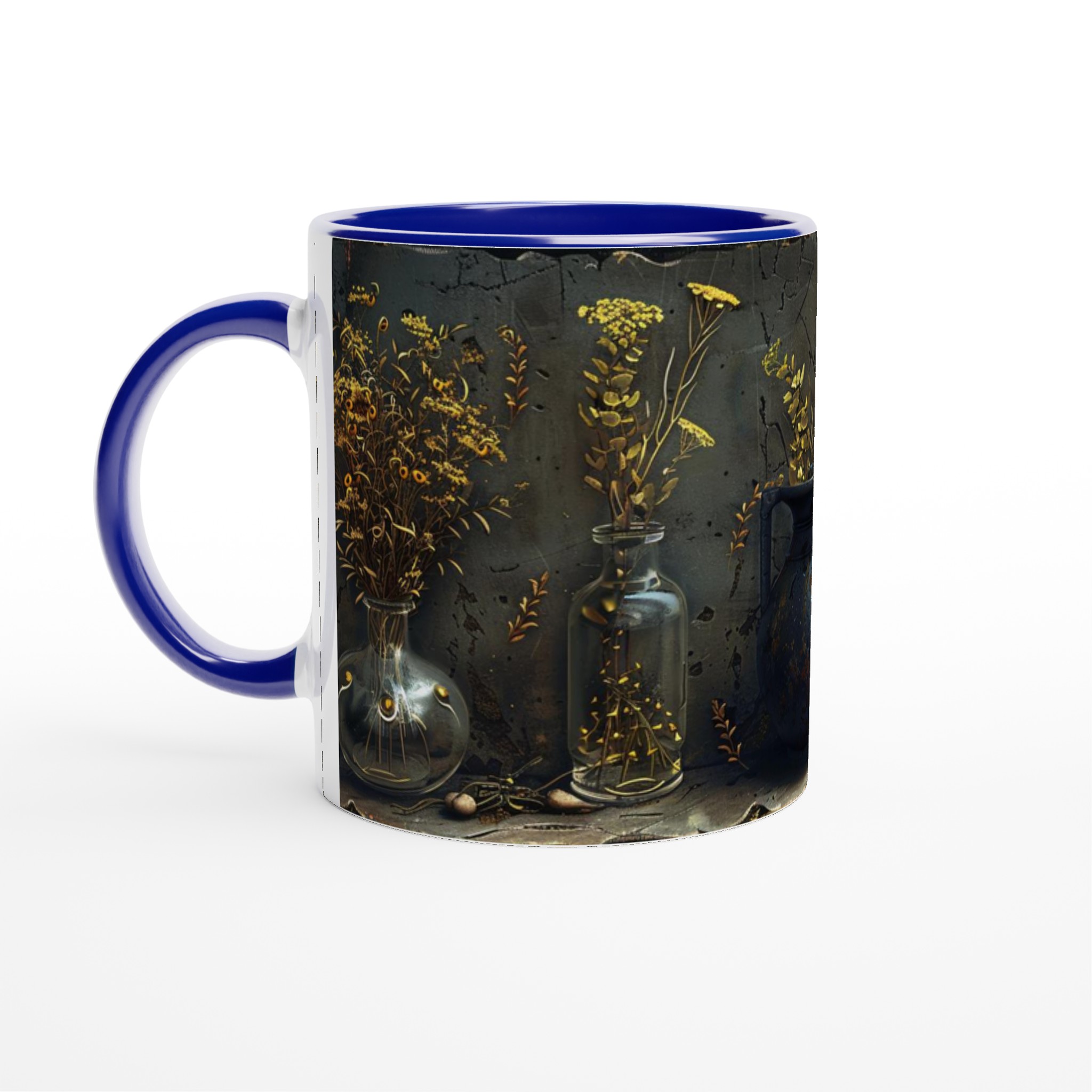 Alkemistens Skattkammare - 11oz Keramisk Mugg med Botanisk Konst i Guldnyanser 4 58b9eaf4-4d70-4a96-8a12-f793baff0895