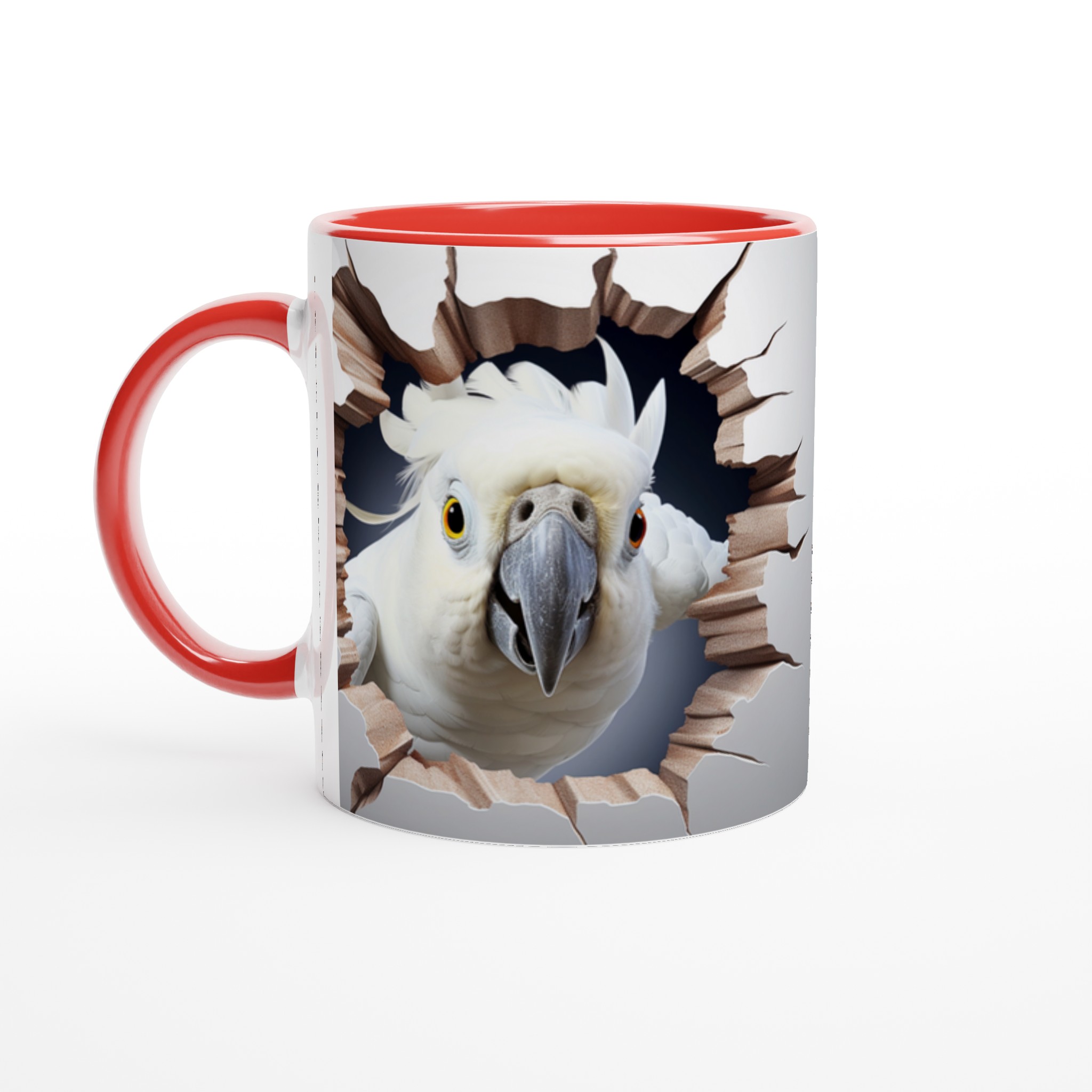 Nyfiken Kakadua Keramisk Mugg – Unikt 3D-motiv som Sticker Ut & Finns i Olika Färger 2 58f39746-85e9-4f55-9a2f-7f4e9c99e590