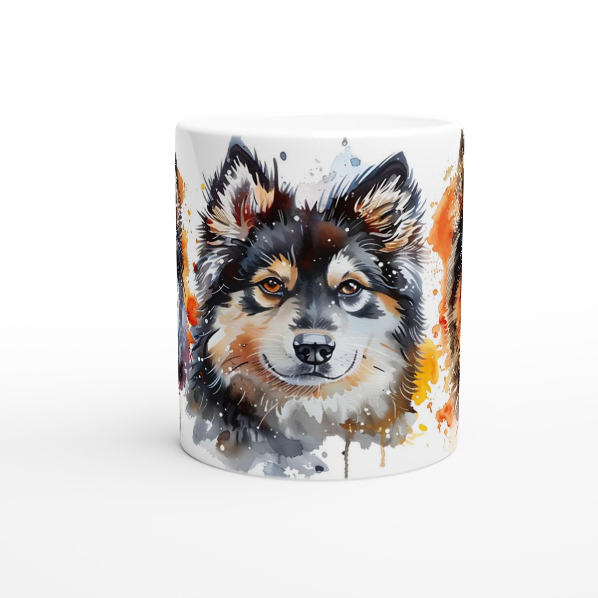 Akvarellhund Mugg – Livfull Konst för Kaffeälskare i Ditt Val av 7 Keramiska Färger 8 5912109e-62cc-44f8-bec0-97509914fcc4