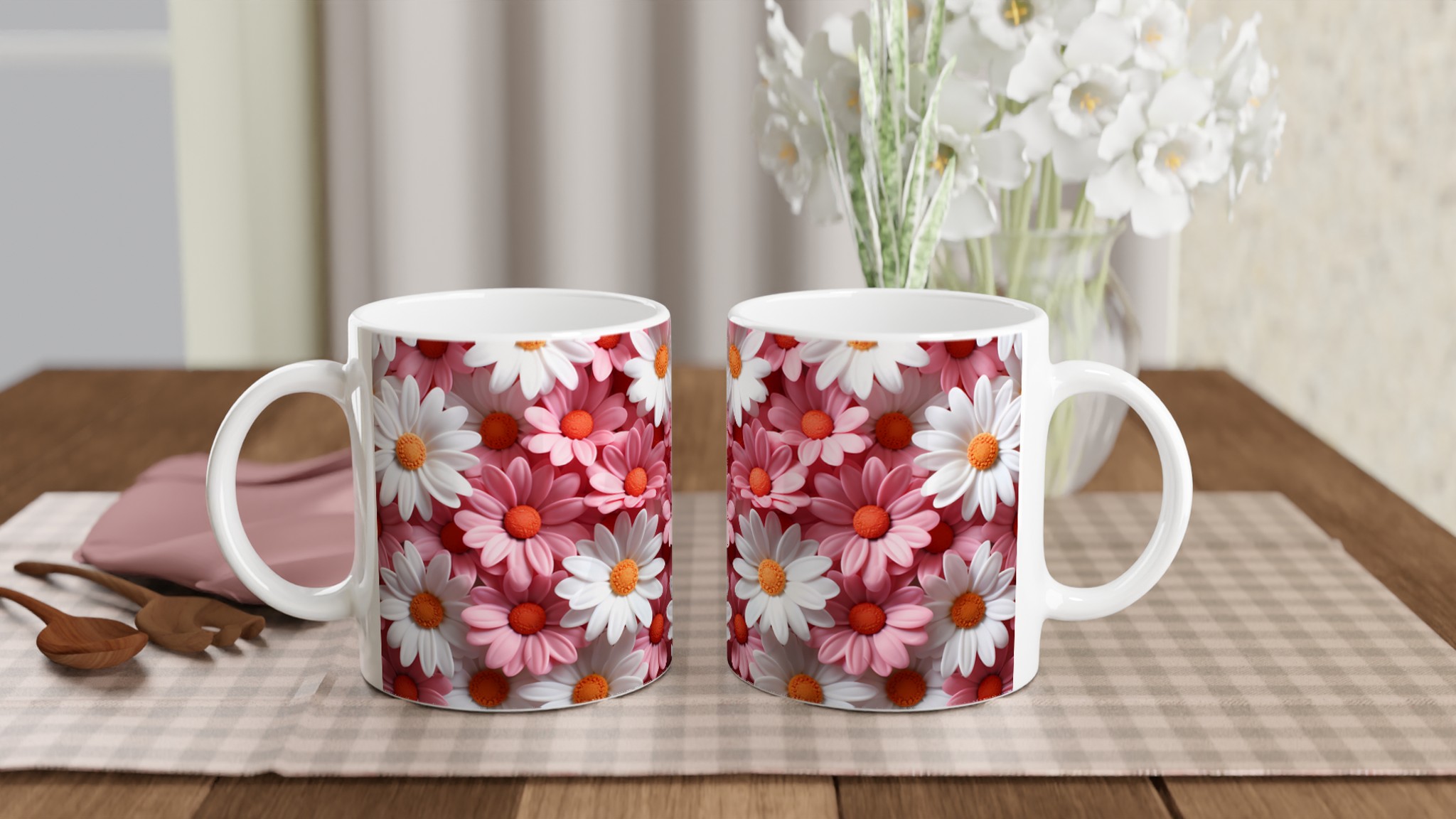 Blomstrande Daisy Dröm 11oz Keramisk Mugg – Välj bland 7 Livfulla Färger för Din Perfekta Kaffestund 10 59251be2-f387-4211-8ac7-0b8d89bb7926