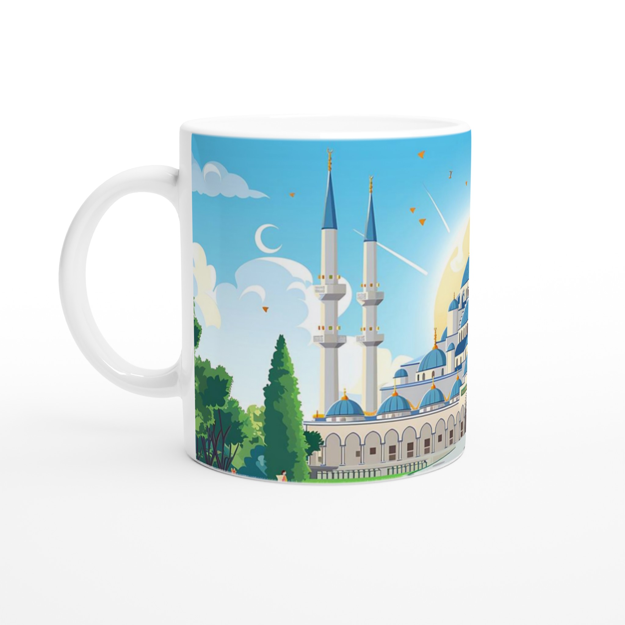 Blå Moské Inspirerad Keramikmugg – En bit av Istanbul i varje klunk, tillgänglig i 7 livfulla färger! 1 59454952-61b3-4766-8592-de847ae9efe8