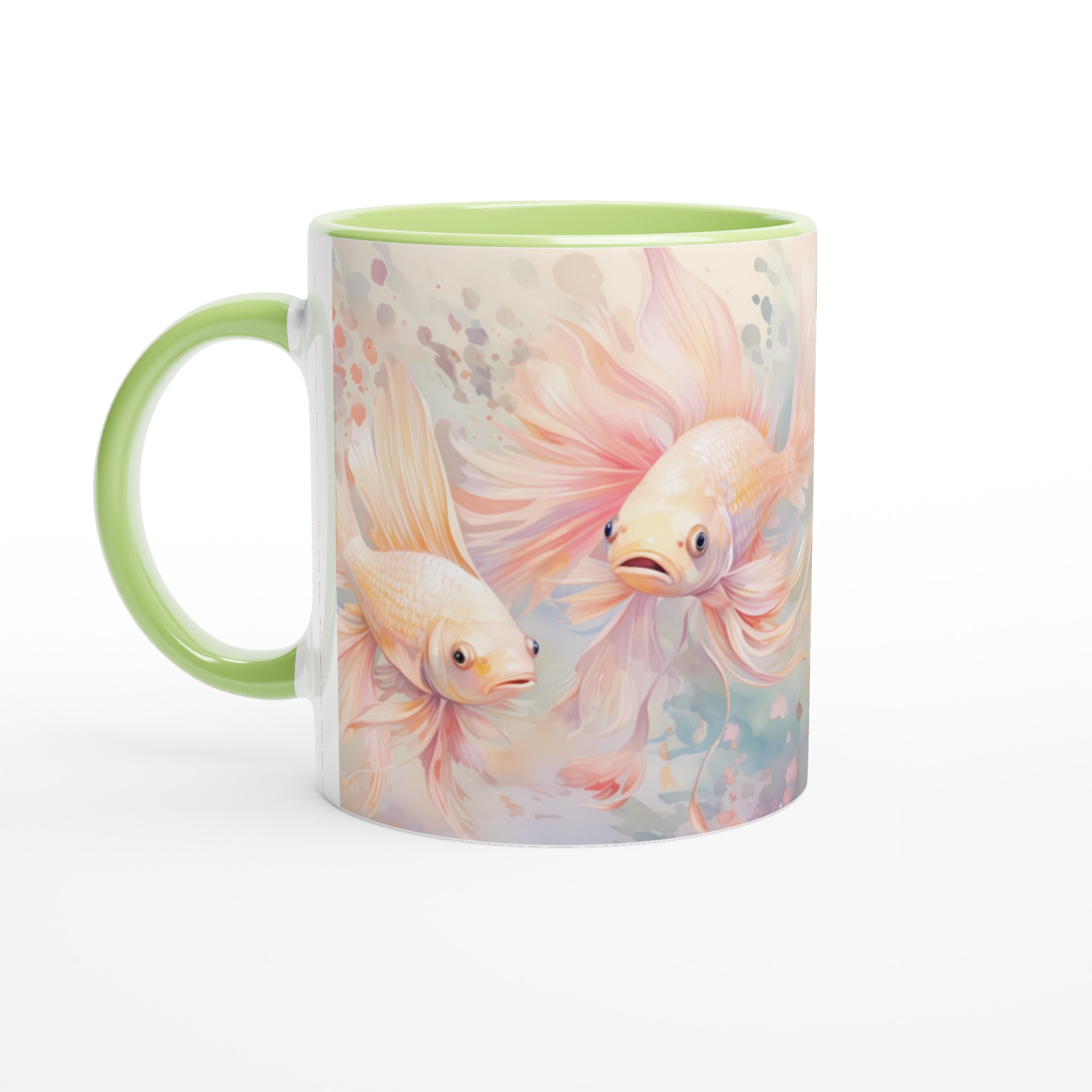 Zen Guldfisk Mugg – Drömlik Akvarell Keramikmugg i Valfri Färg, 11 oz 3 5961ada9-7810-40ce-b50f-d049c52325a1