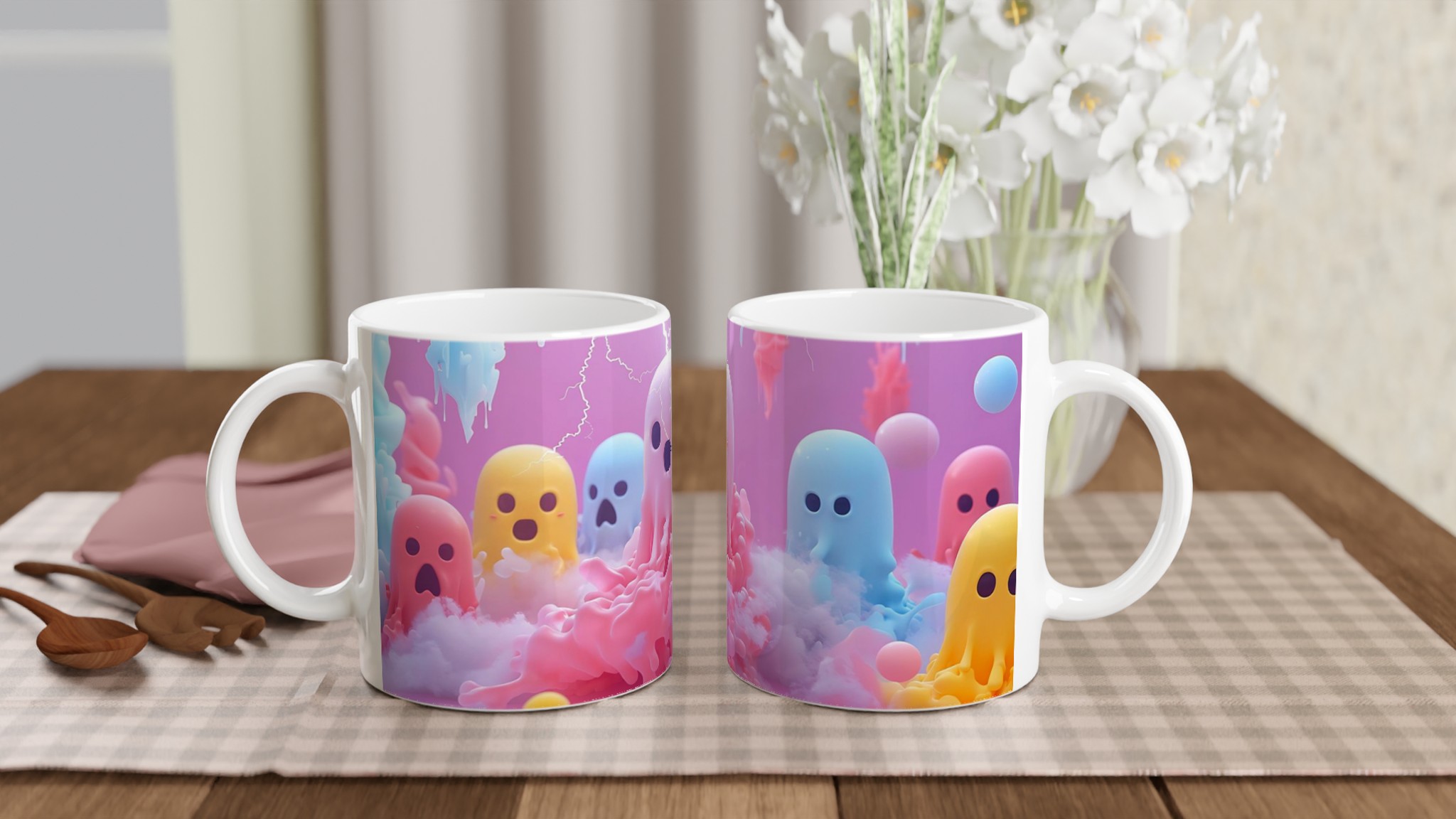 Pastel Ghost Party 11oz Keramikmugg – Välj bland 7 Lekfulla Färger för Din Favoritdryck! 11 5964acdd-ab13-4e61-93da-18a7fb3cdff5