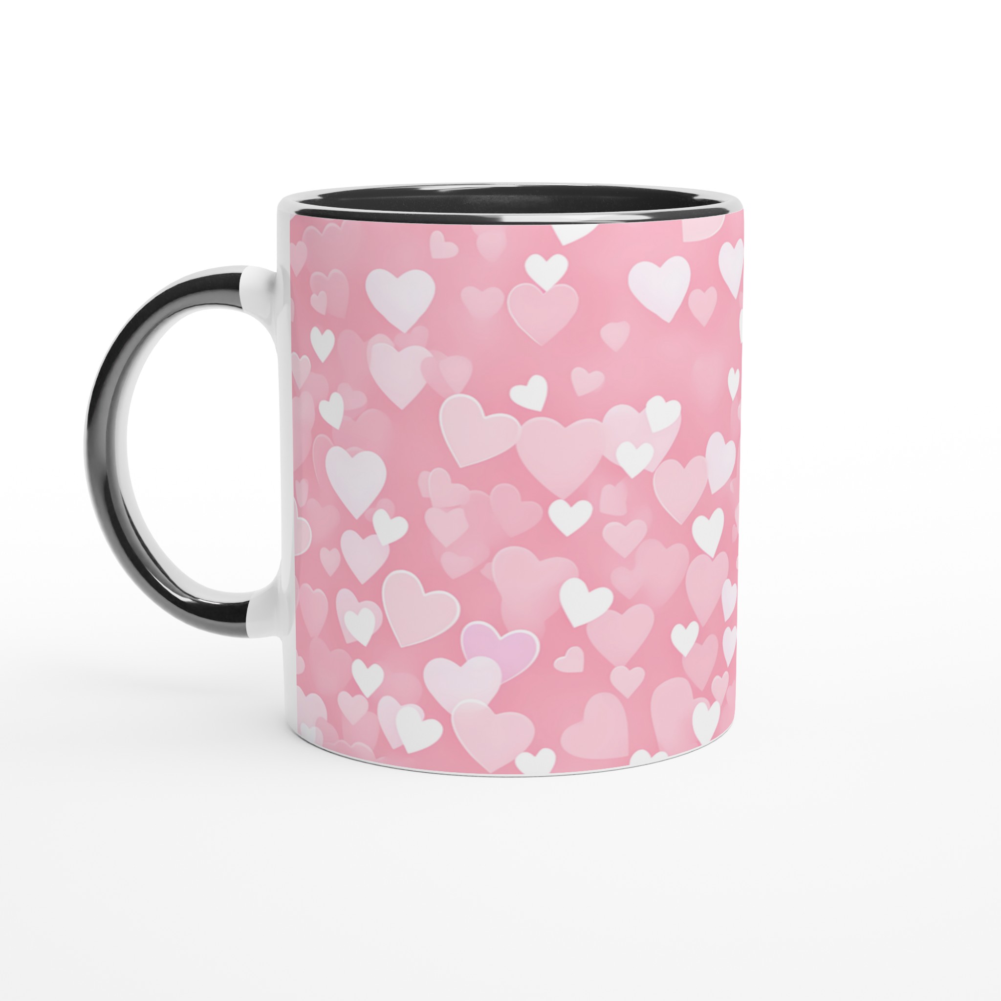 Rosa Kärlekshjärta Mugg - Romantisk Keramisk Mugg för Kaffe & Te i Flera Färger 7 59bc3297-daf3-4c76-aeb2-bfa5922453fa