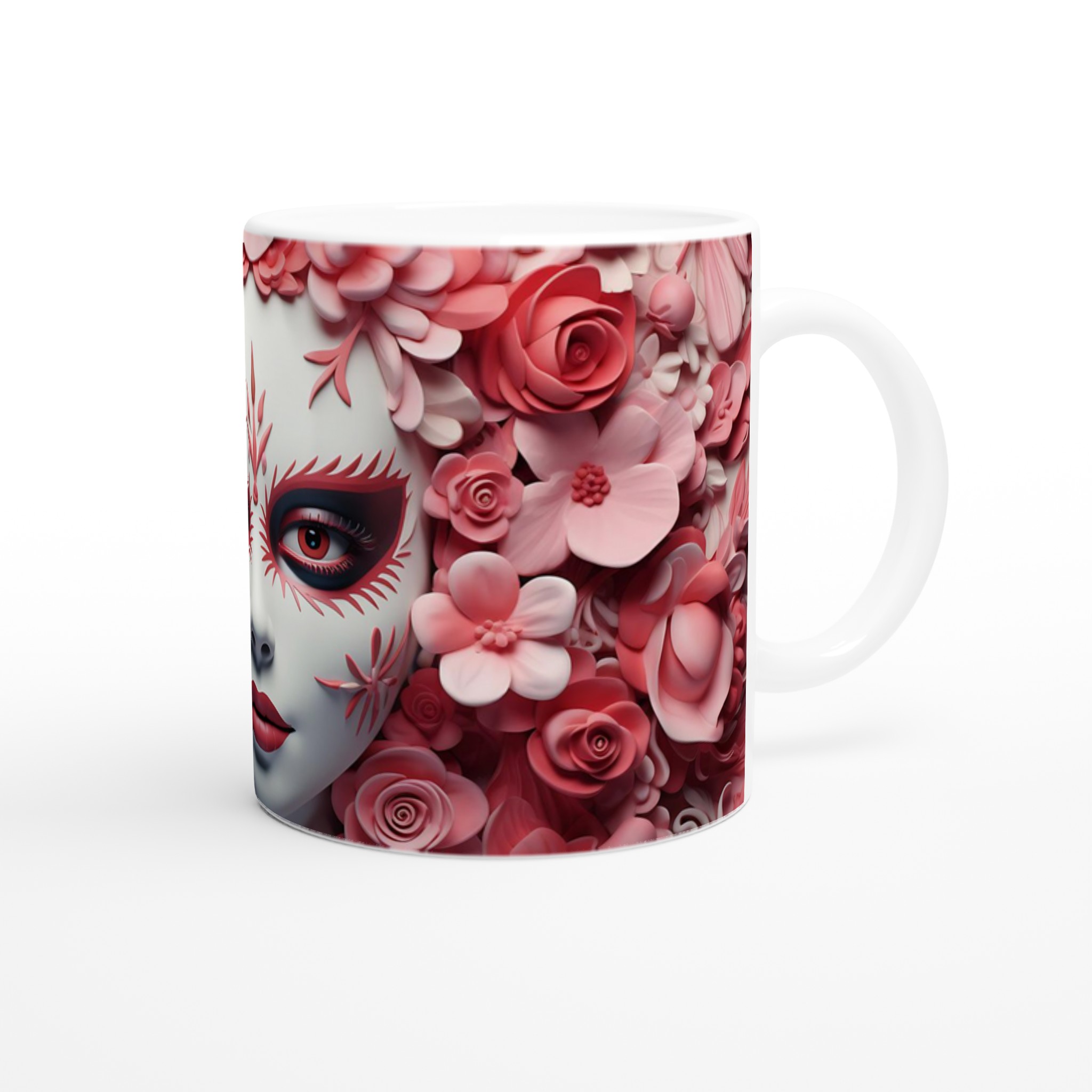 Förförisk Flora 11oz Keramikmugg – En Skönhet att Avnjuta, i Ditt Val av 7 Livfulla Färger 10 59c05ee5-b2c4-42c8-839e-854749168db6