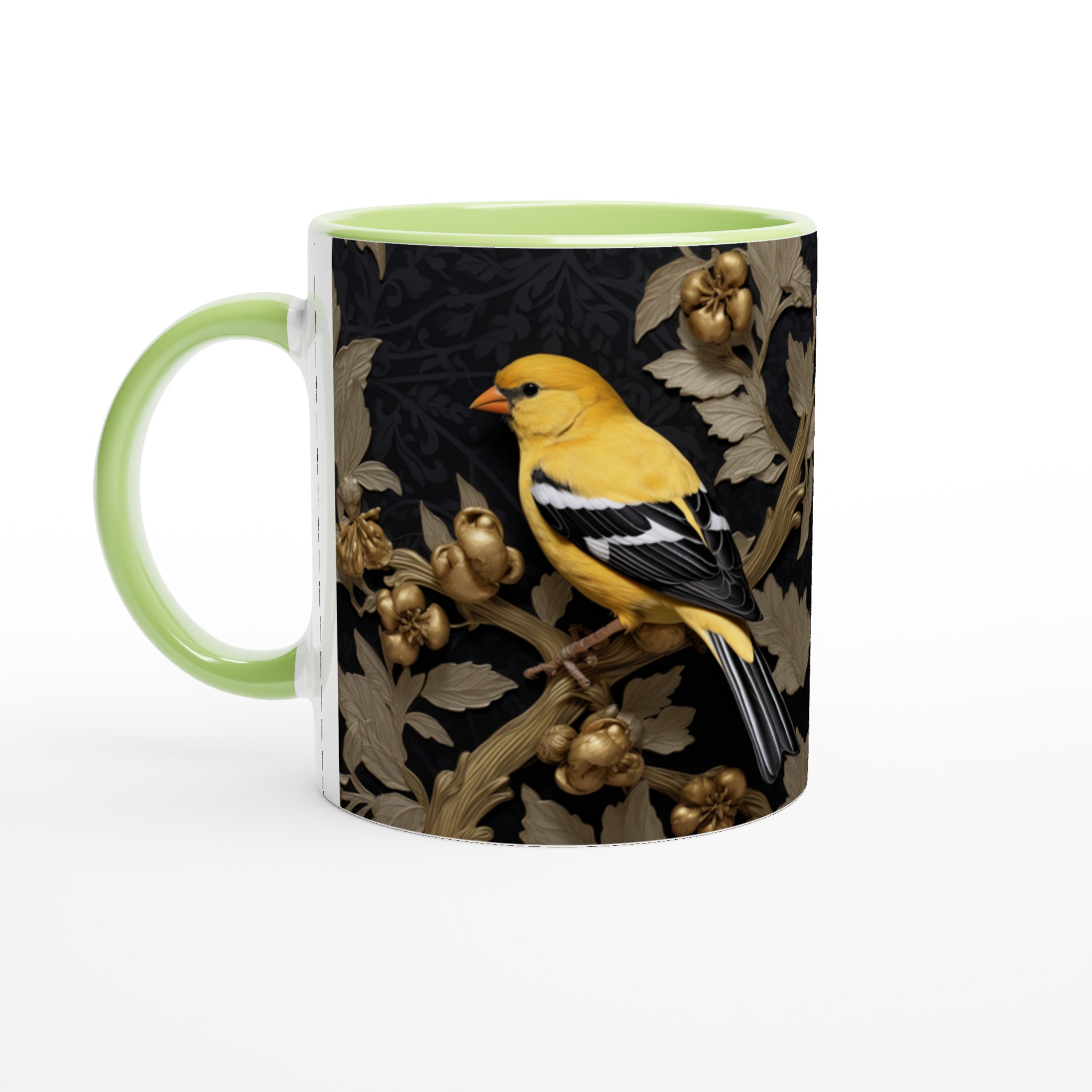 Guldfågel Lyxmugg – Konstnärlig Keramisk Kaffekopp med Exklusiv Fågeldesign, Välj din Färg! 3 5a4084ff-55d6-449d-87b2-0449b07be7ca
