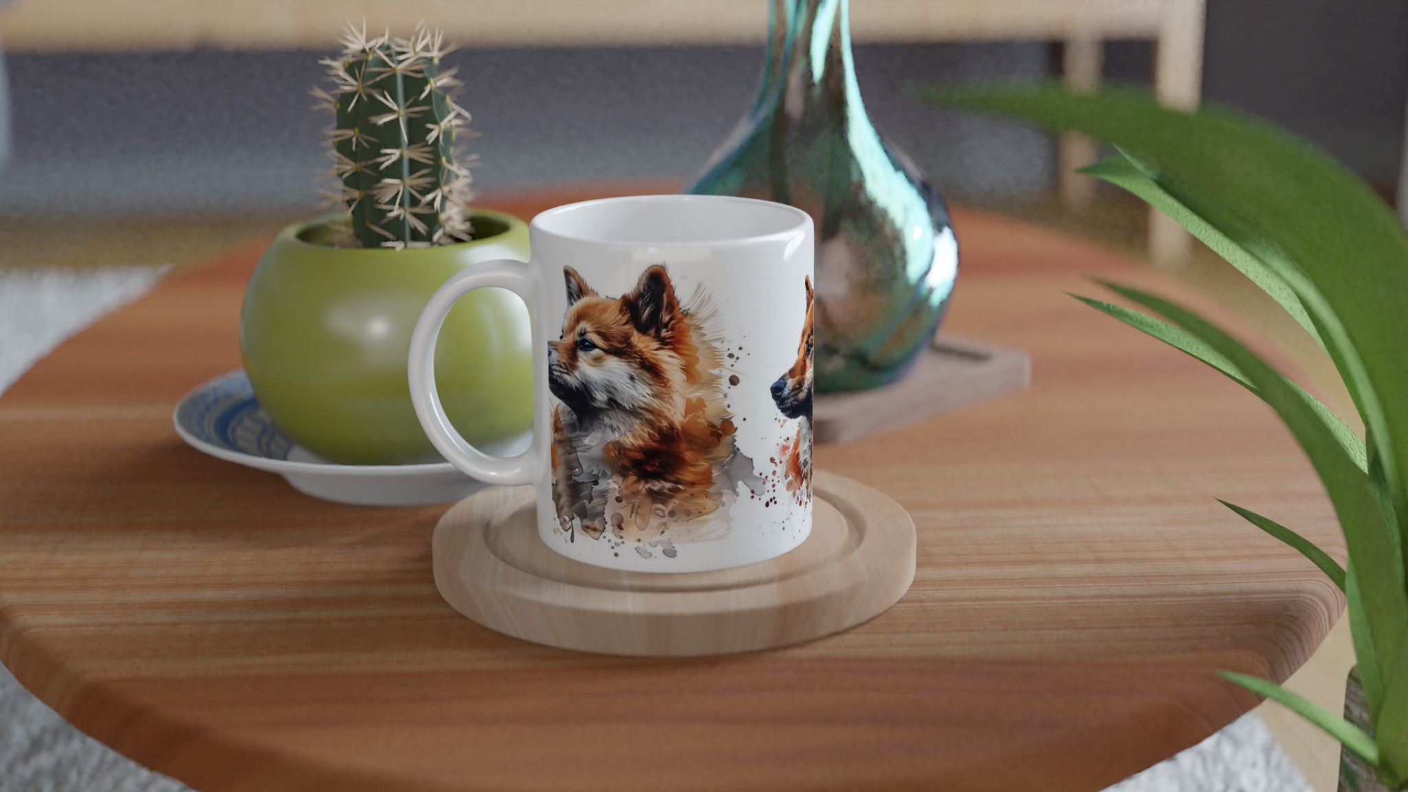 Akvarell Shiba Inu Mugg - Hundkonst för Kaffeälskare i Din Valda Keramikfärg 9 5a46b255-f354-45df-a805-4bbd25d97cd9