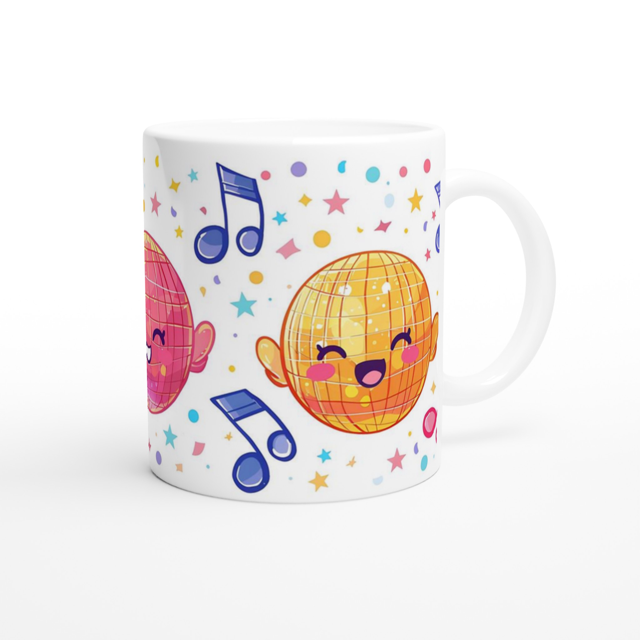 Disco Party Keramikmugg - Charmig & Färgglad 11oz Kaffekopp för Dansälskaren 9 5a61a580-9de1-4fe4-b544-16dac89aef30